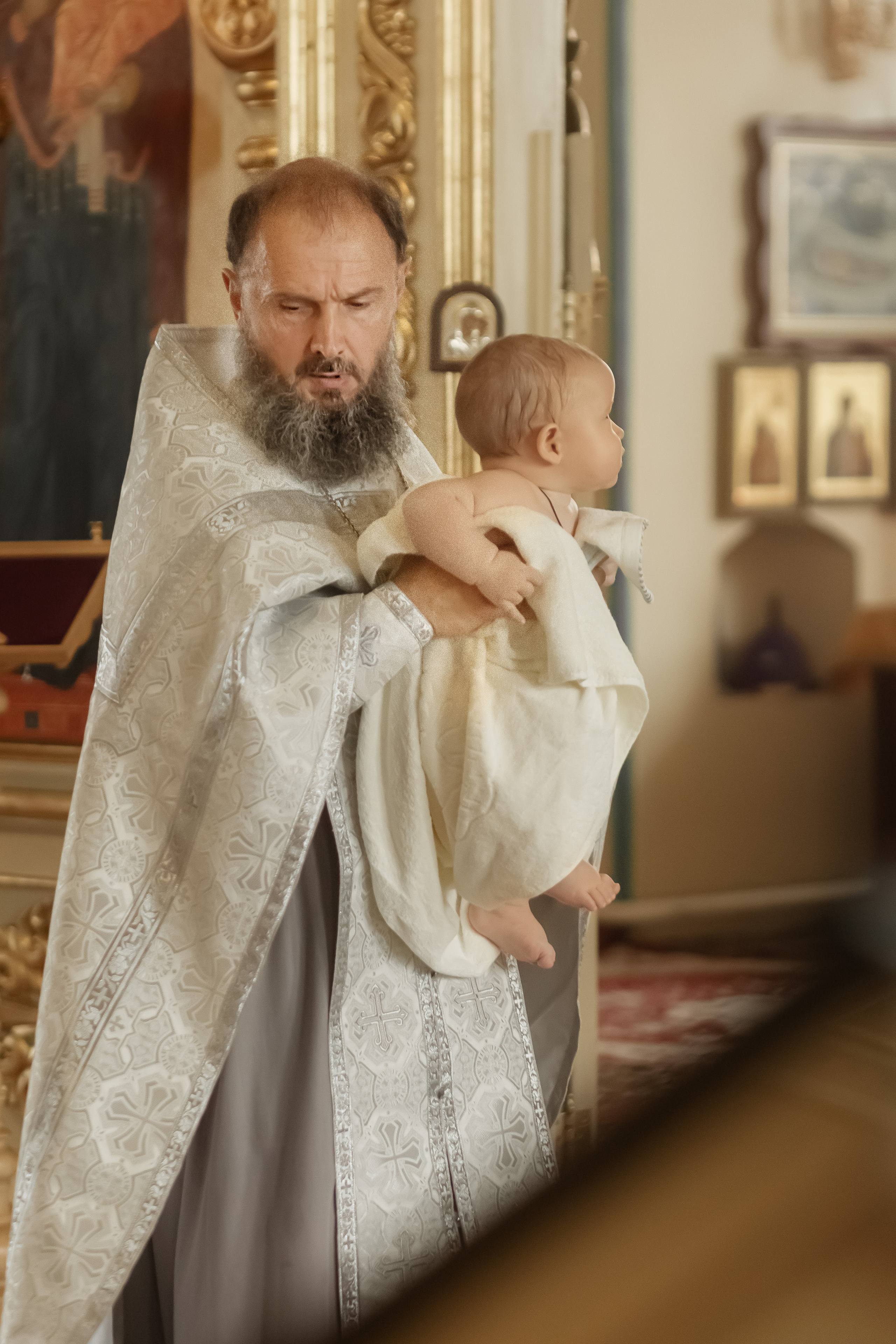 Крещение близнецов Лаврентия и Николая. Съемка Таинств Крещения Венчания, детские и семейные съемки в Пензе