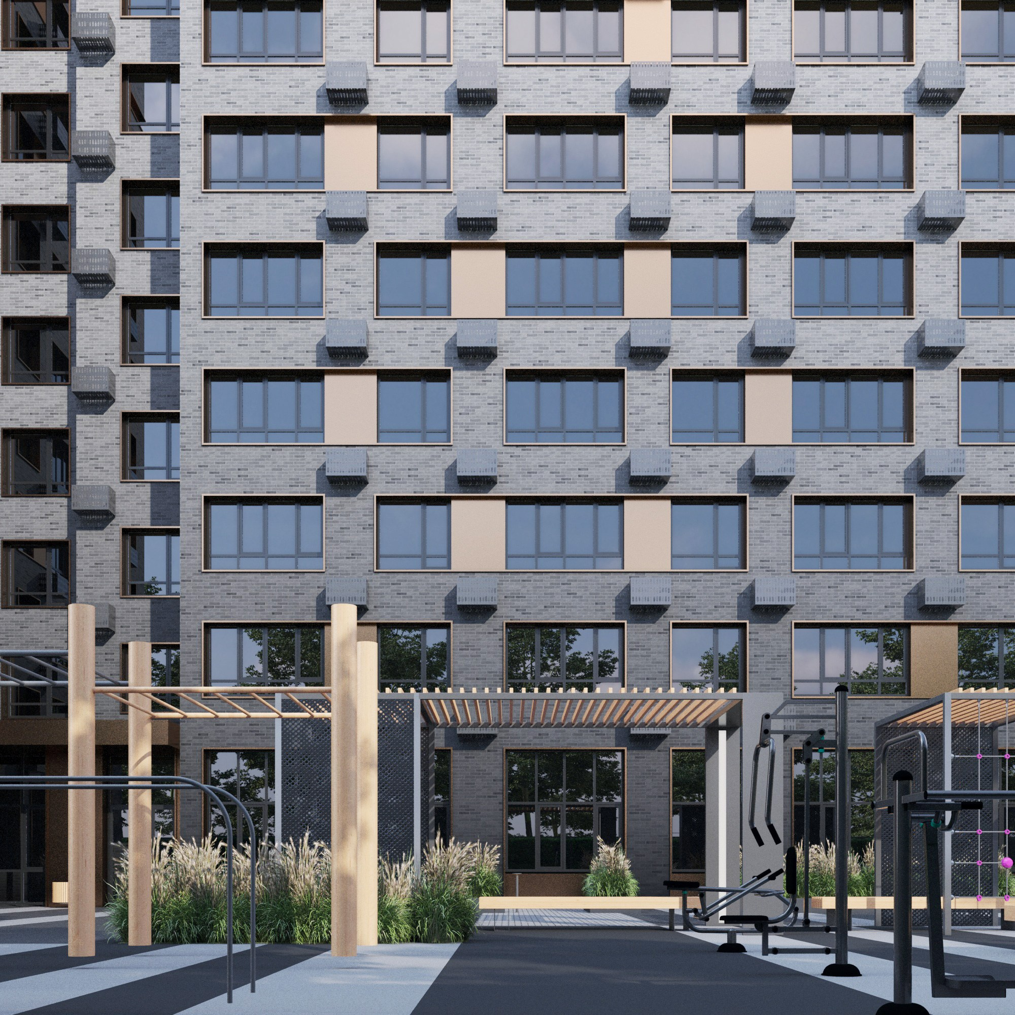 Многоквартирные дома / Пушкина. SAAS Селиванов Алексей Архитектурная Студия