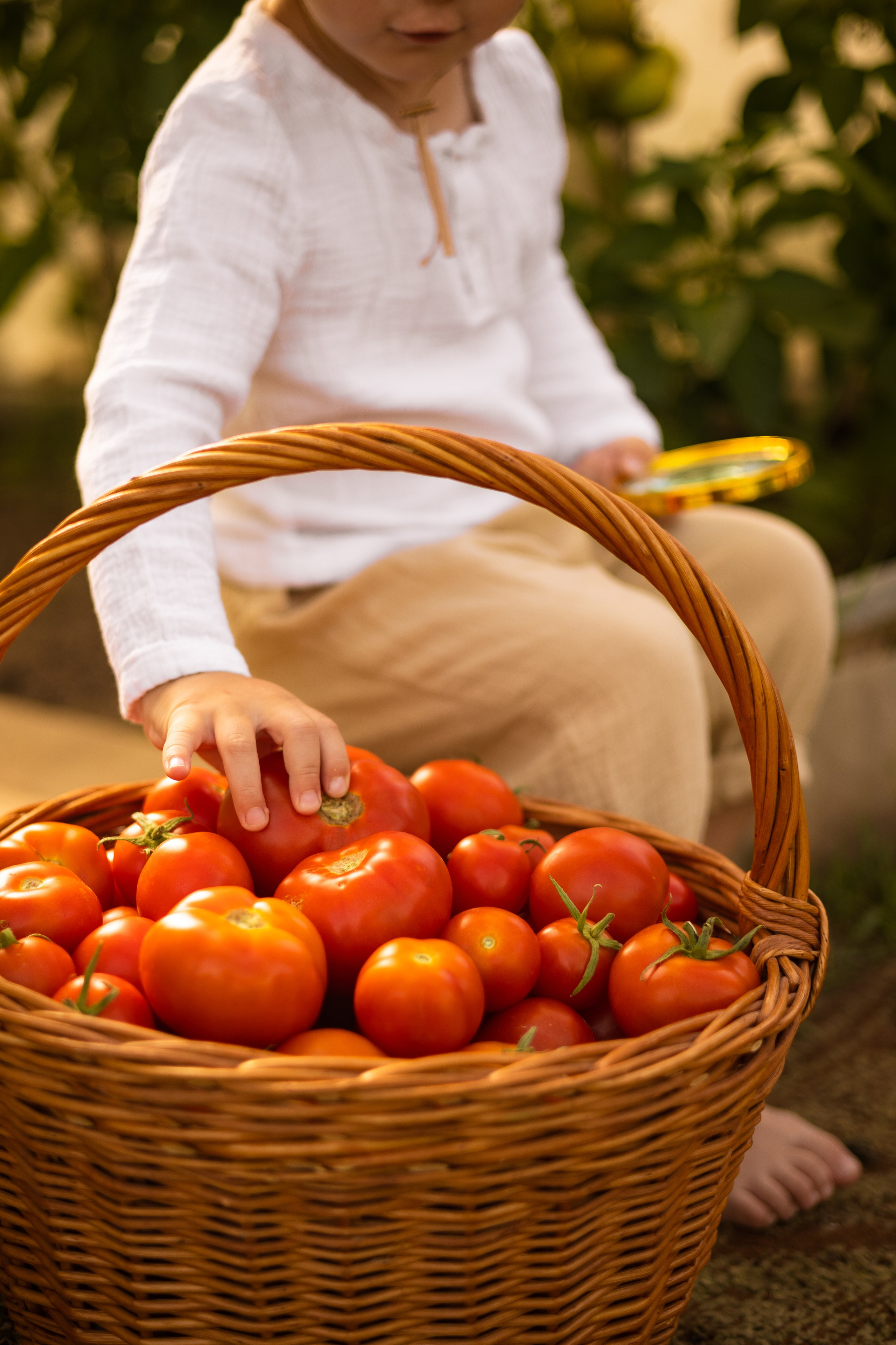 Детская фотосессия. Помидорки. Фотограф Самойлова Анна Архангельск, Северодвинск