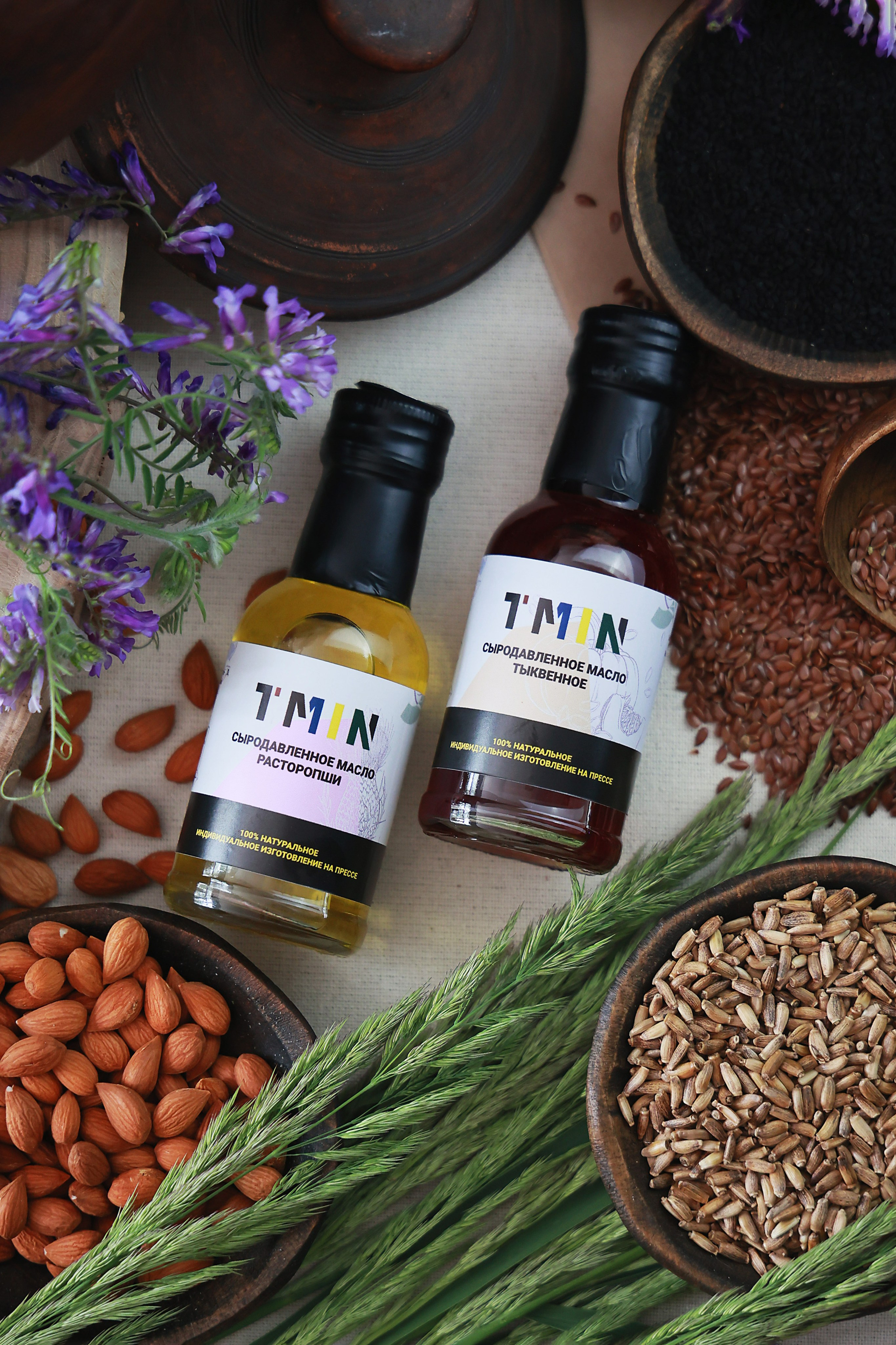 Масла холодного отжима «Tmin». Фотограф, видеограф