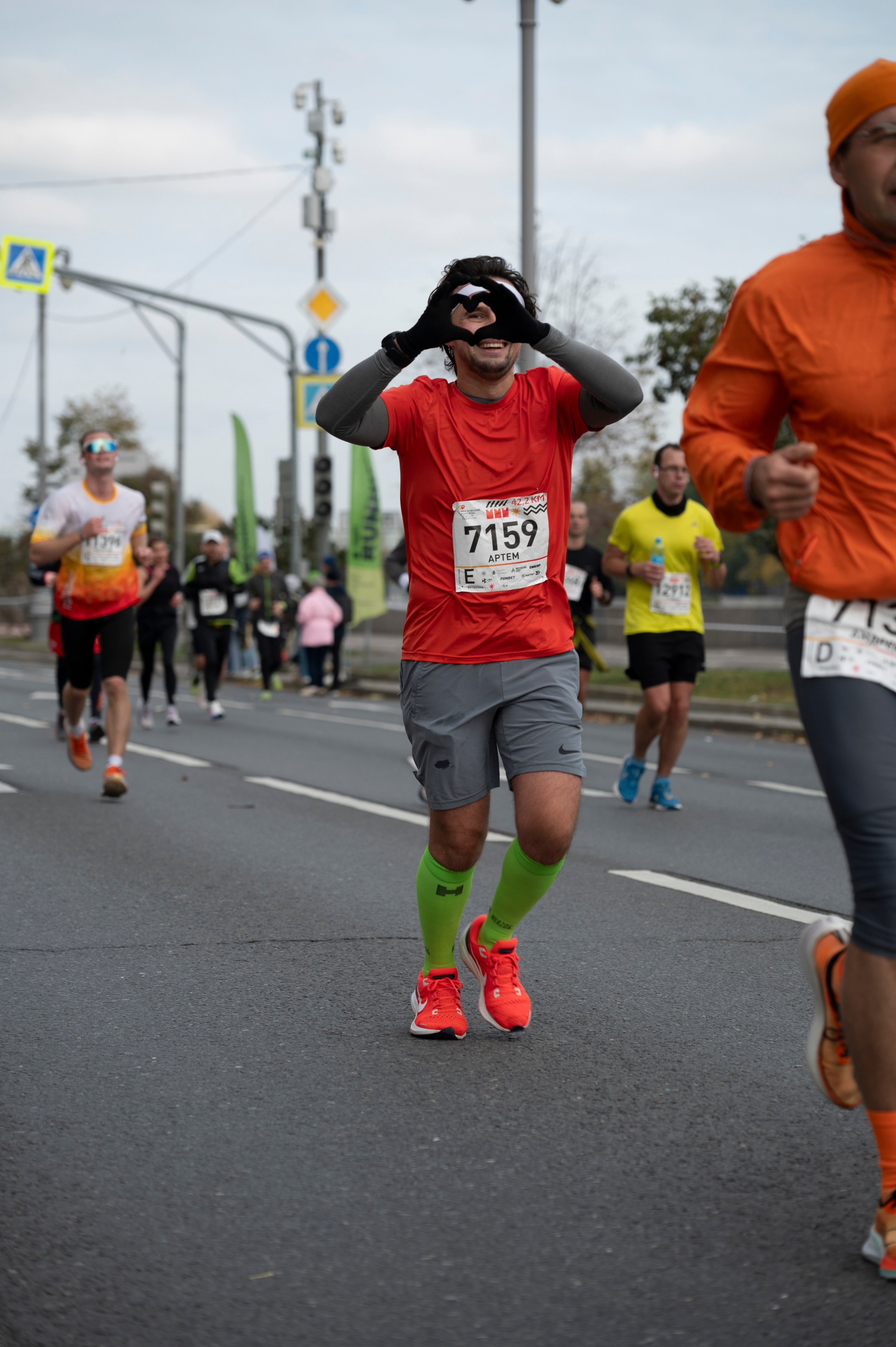 Спортивные мероприятия: Московский марафон 2024. Фотограф Михаил Волков