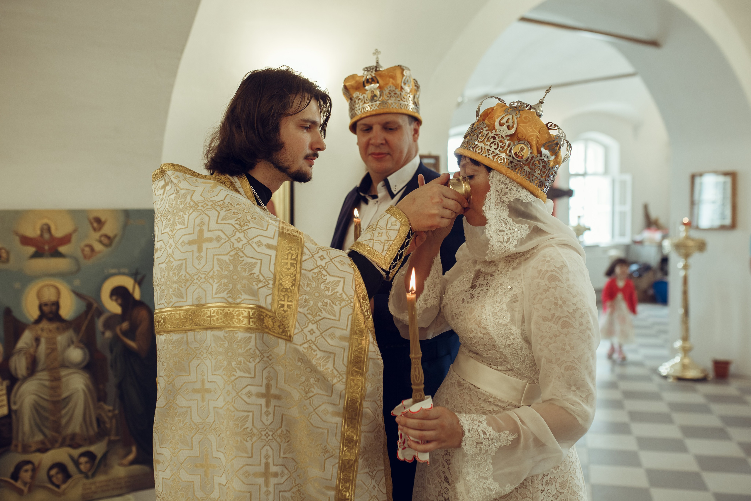 Венчание Оксаны и Дениса. Фотограф на Крещение, семейный фотограф в Москве