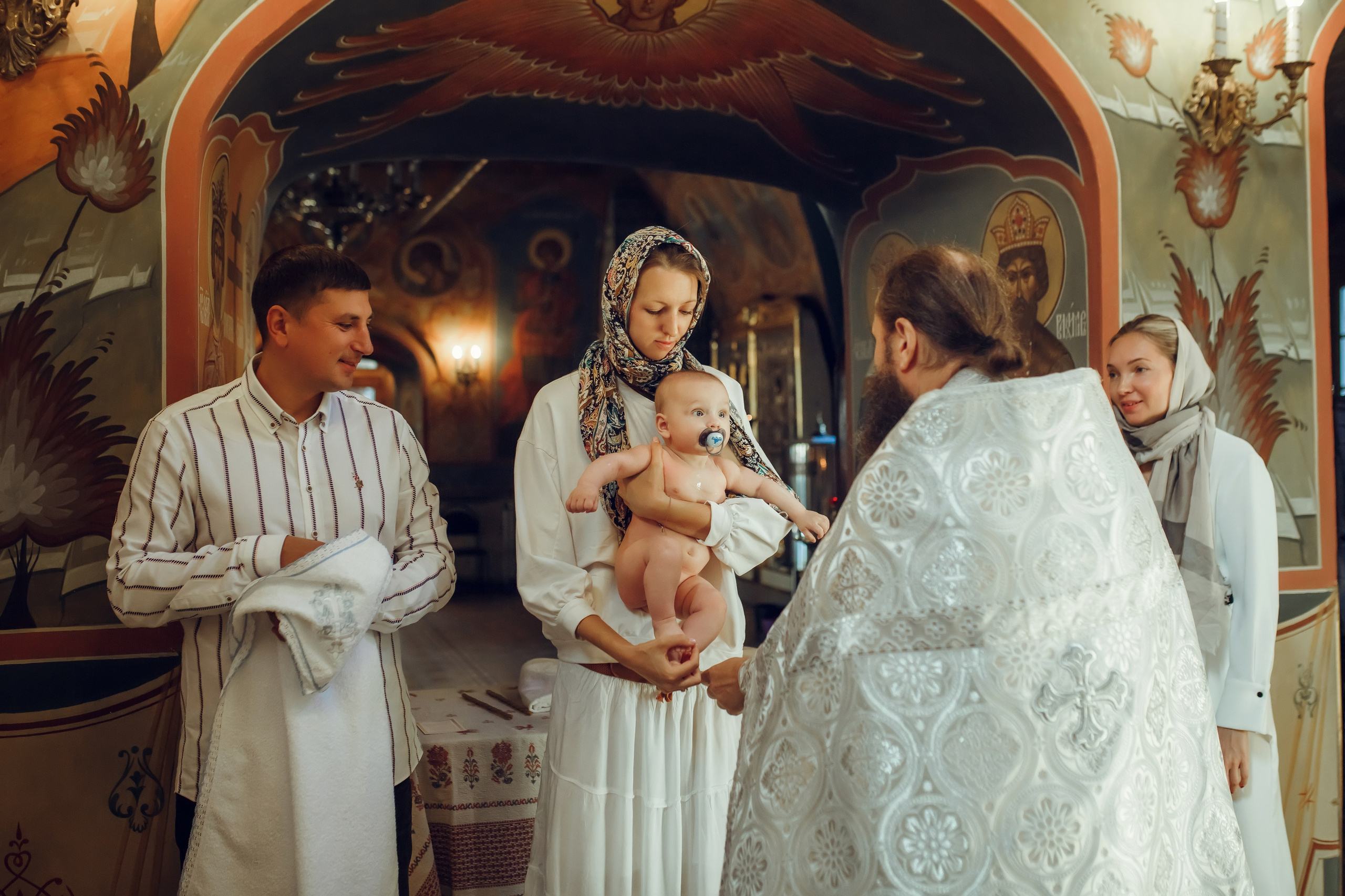 Крещение Эрика. Фотограф на Крещение, семейный фотограф в Москве