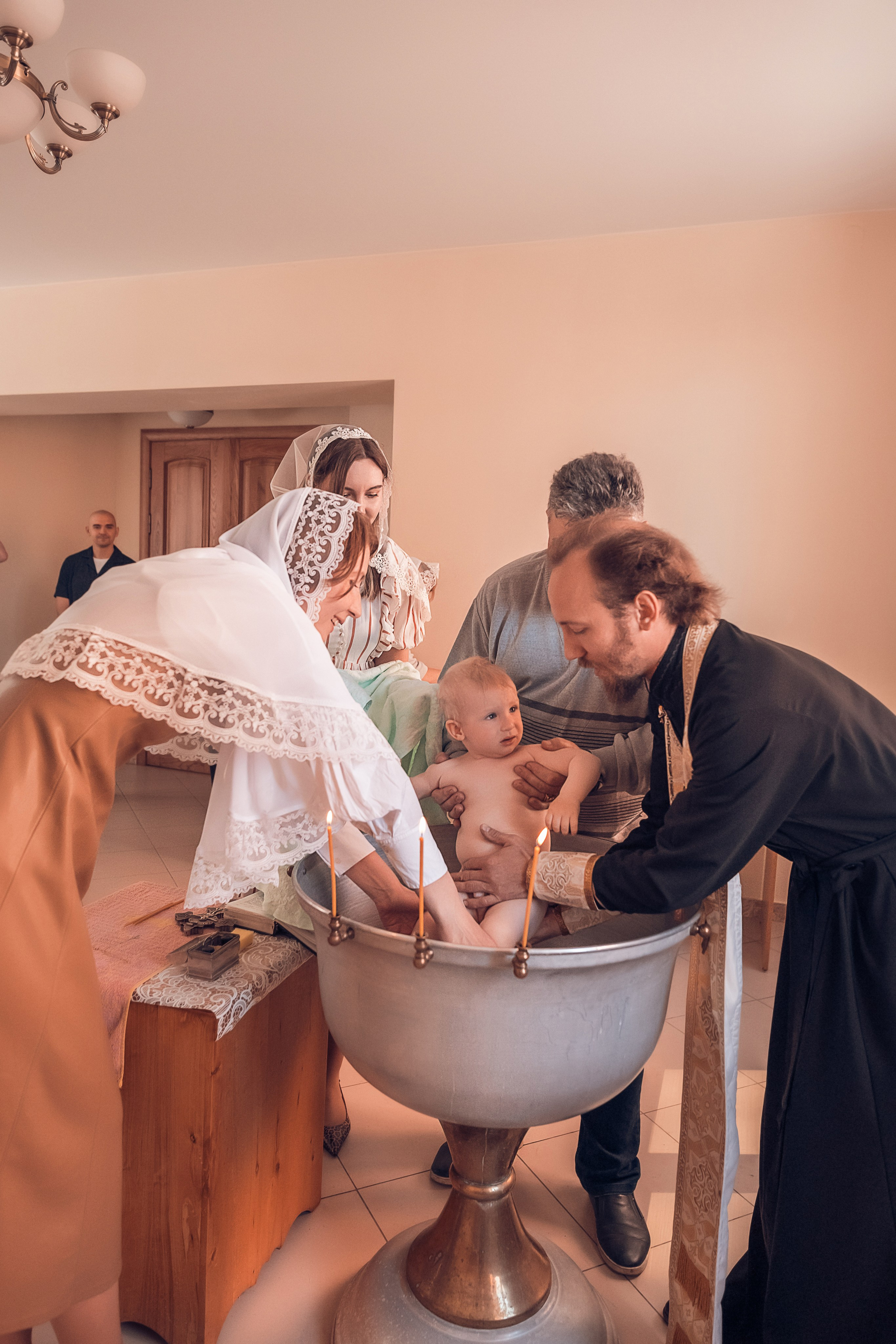 Таинство Крещение Фёдора в Казанском храме. Главная