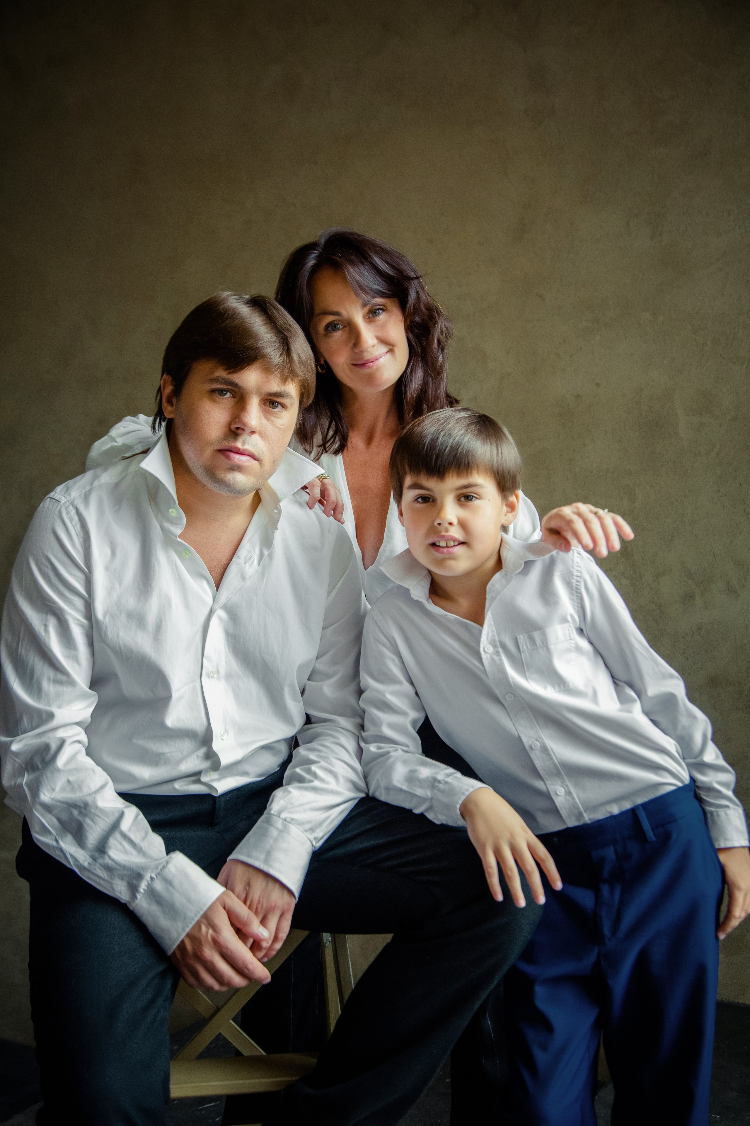 Семейная студийная фотосессия. Свадебный и семейный фотограф в Москве и Подмосковье Лариса Козлова