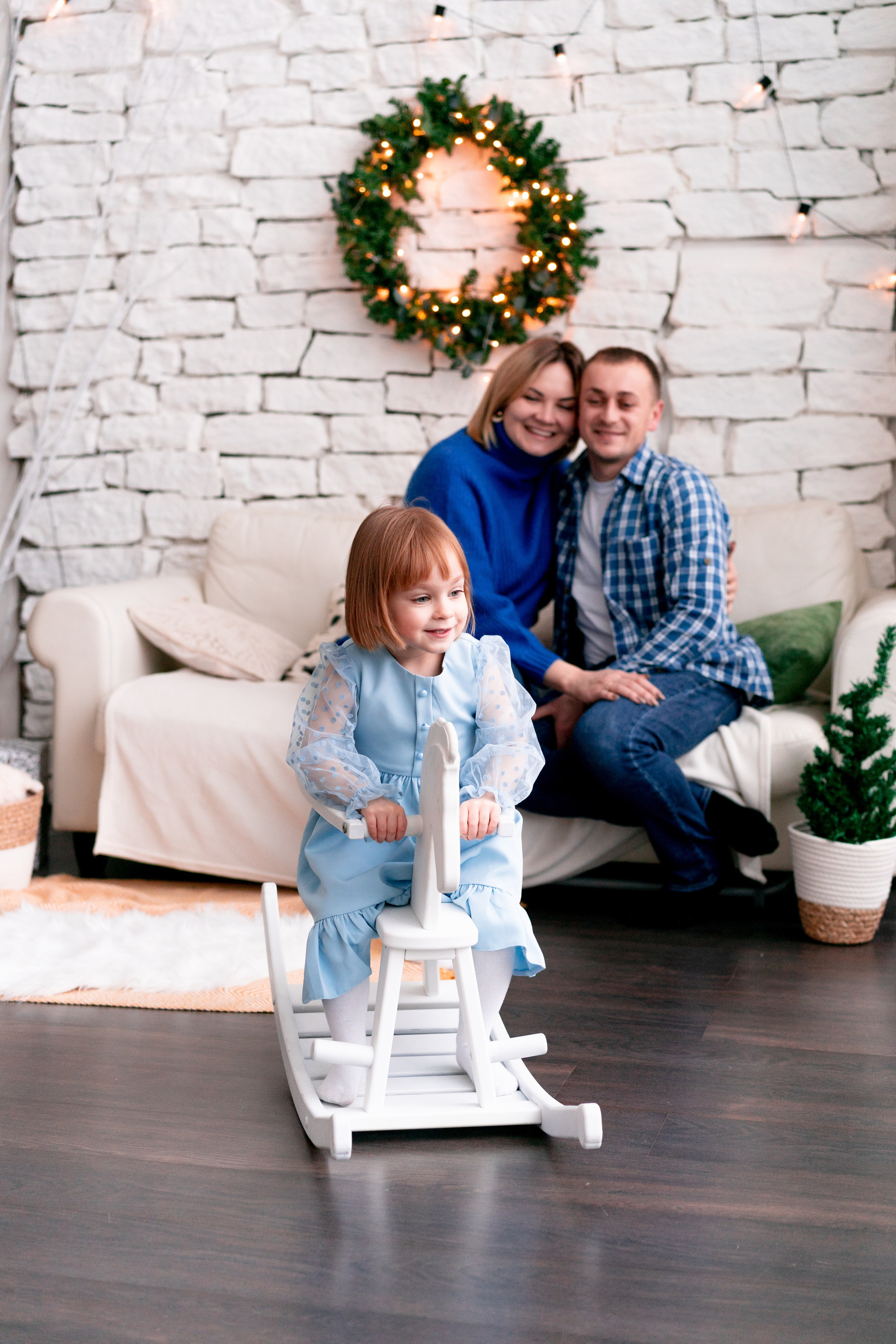 Новогодняя семейная фотосессия. Детская, семейная фотостудия в Санкт-Петербурге