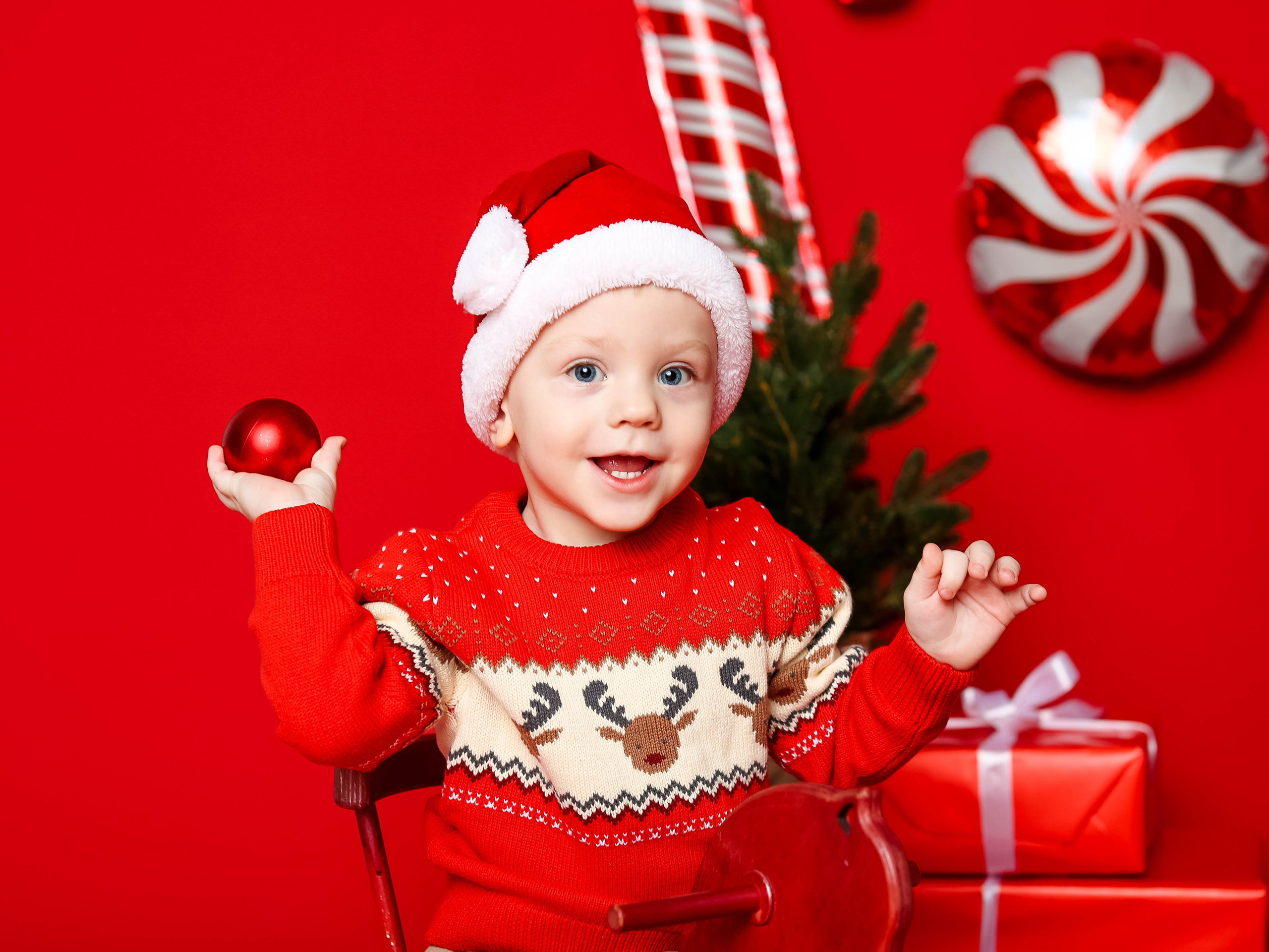 Новогодняя фотосессия на годик, два и три!. Семейный и детский фотограф Москва Елена Екимова 8926-895-38-86