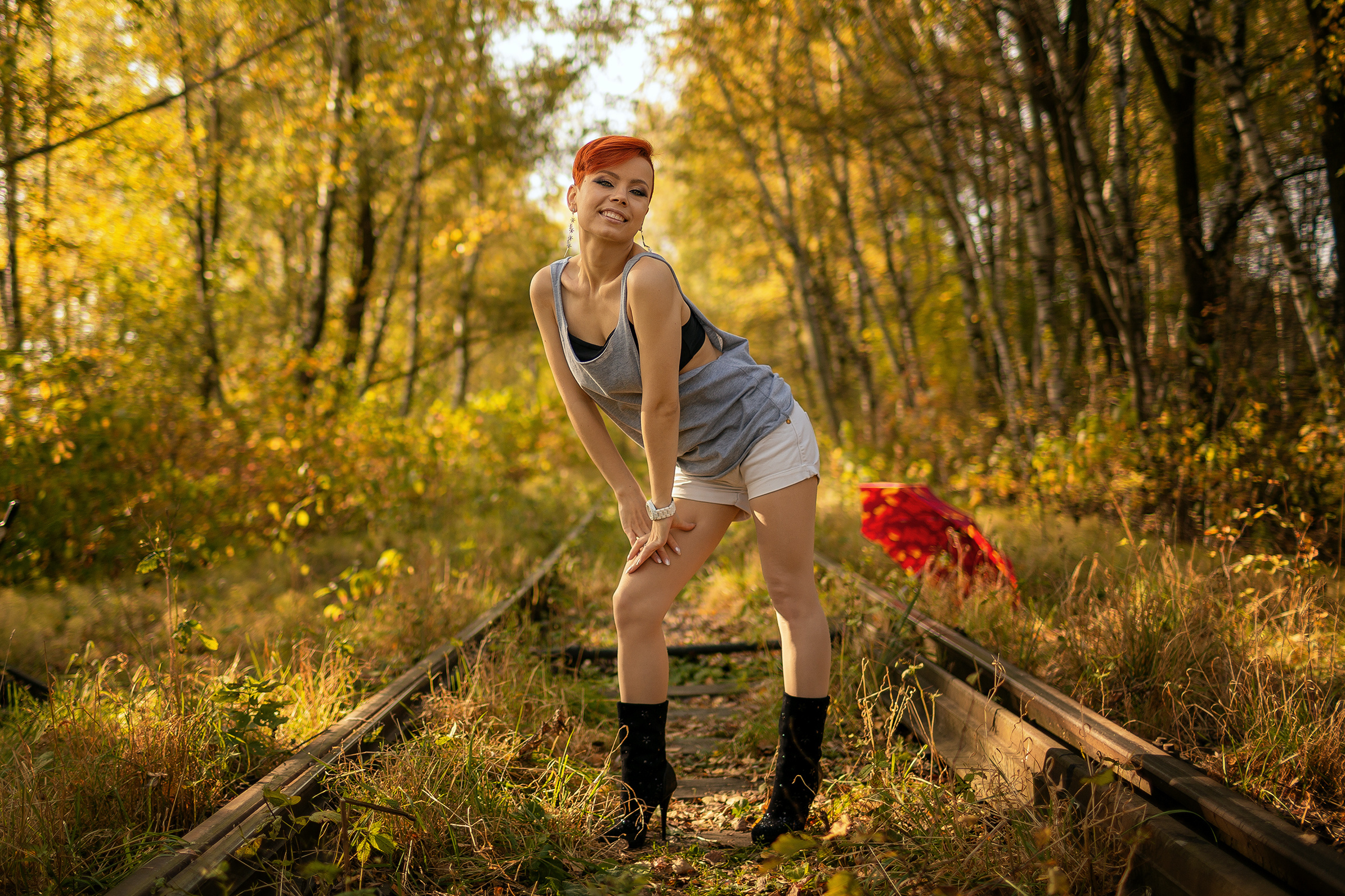 Пешком по шпалам на юга. Фотограф Иван Скрыльков