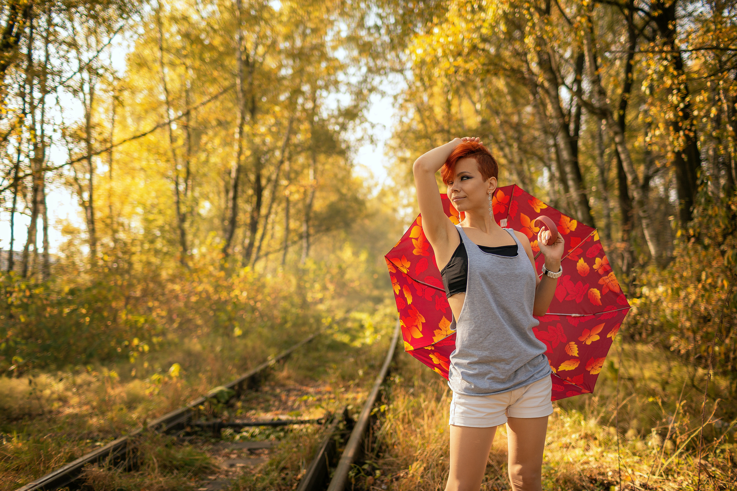 Пешком по шпалам на юга. Фотограф Иван Скрыльков