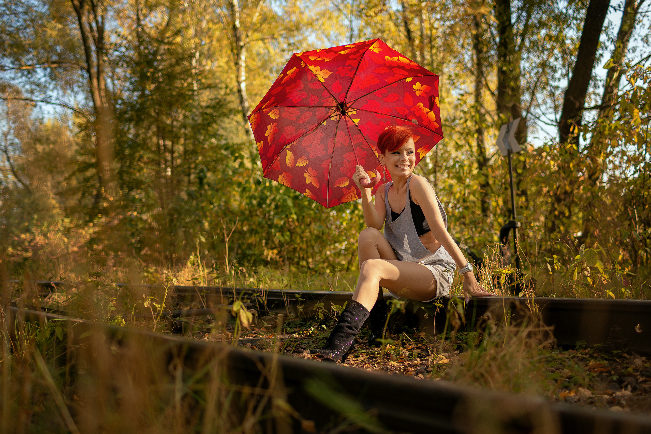 Пешком по шпалам на юга. Фотограф Иван Скрыльков