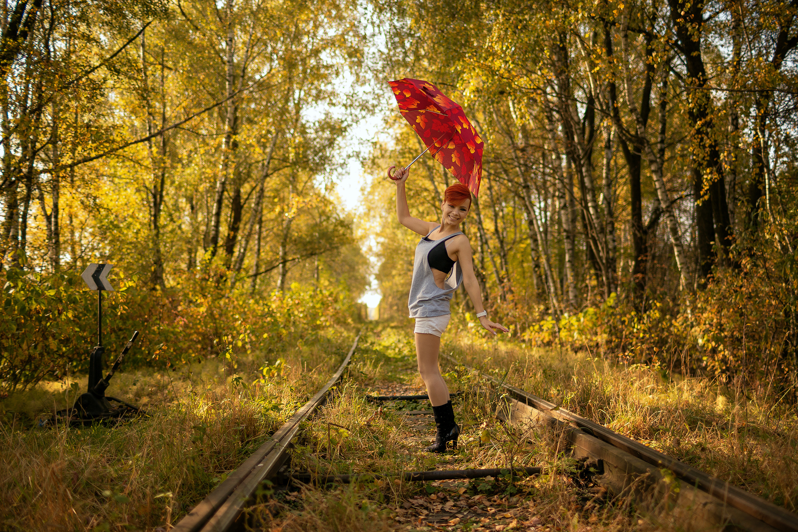 Пешком по шпалам на юга. Фотограф Иван Скрыльков