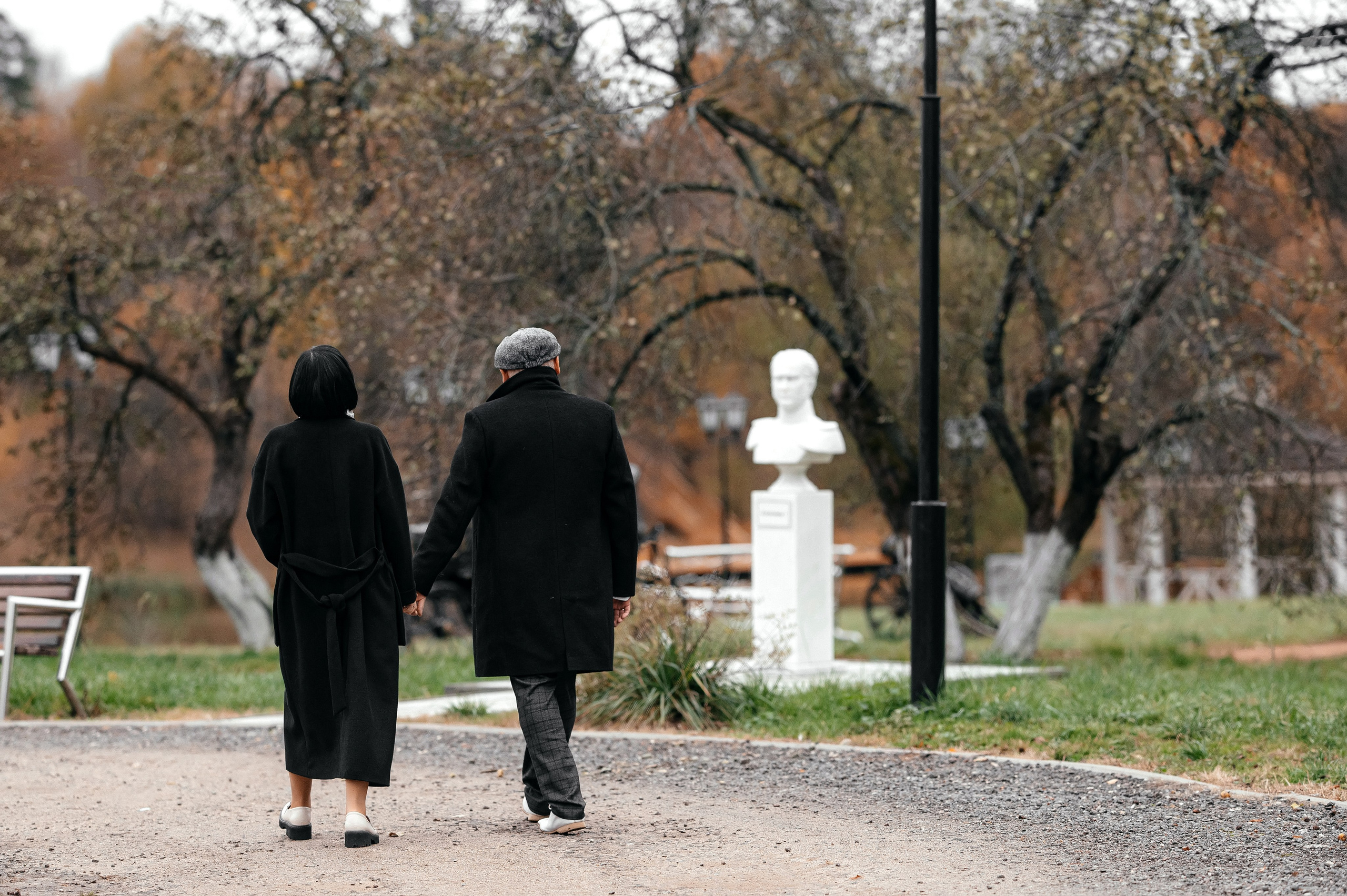Осенняя свадебная фотопрогулка в Усадьбе Гребнево. Свадебный и семейный фотограф Виктория Носачёва. Щелково, Москва и МО