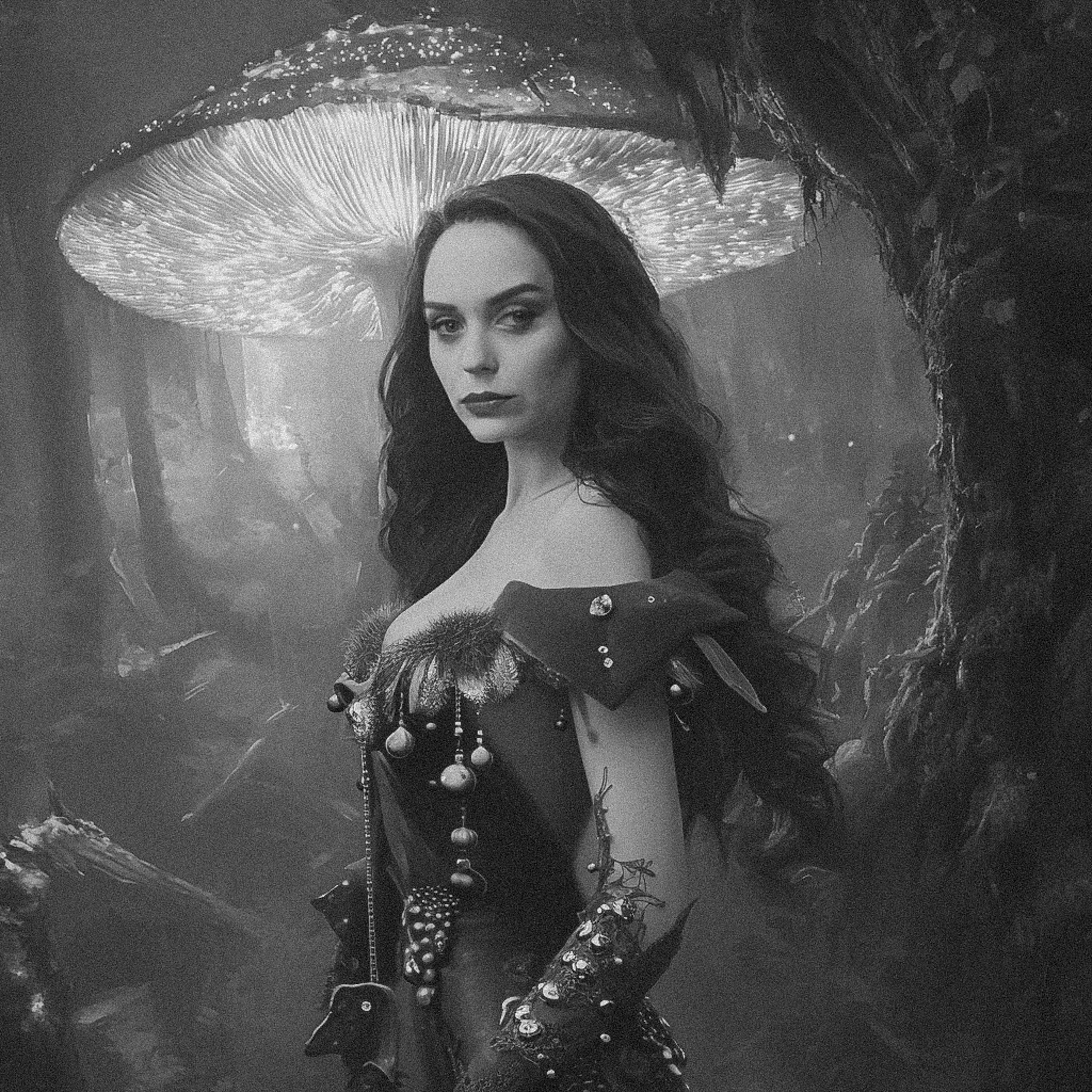 Нейрофотосессия для Марии. Лесной сказочный образ. ФотоХудожник Харитонова Ирина г. Санкт-Петербург