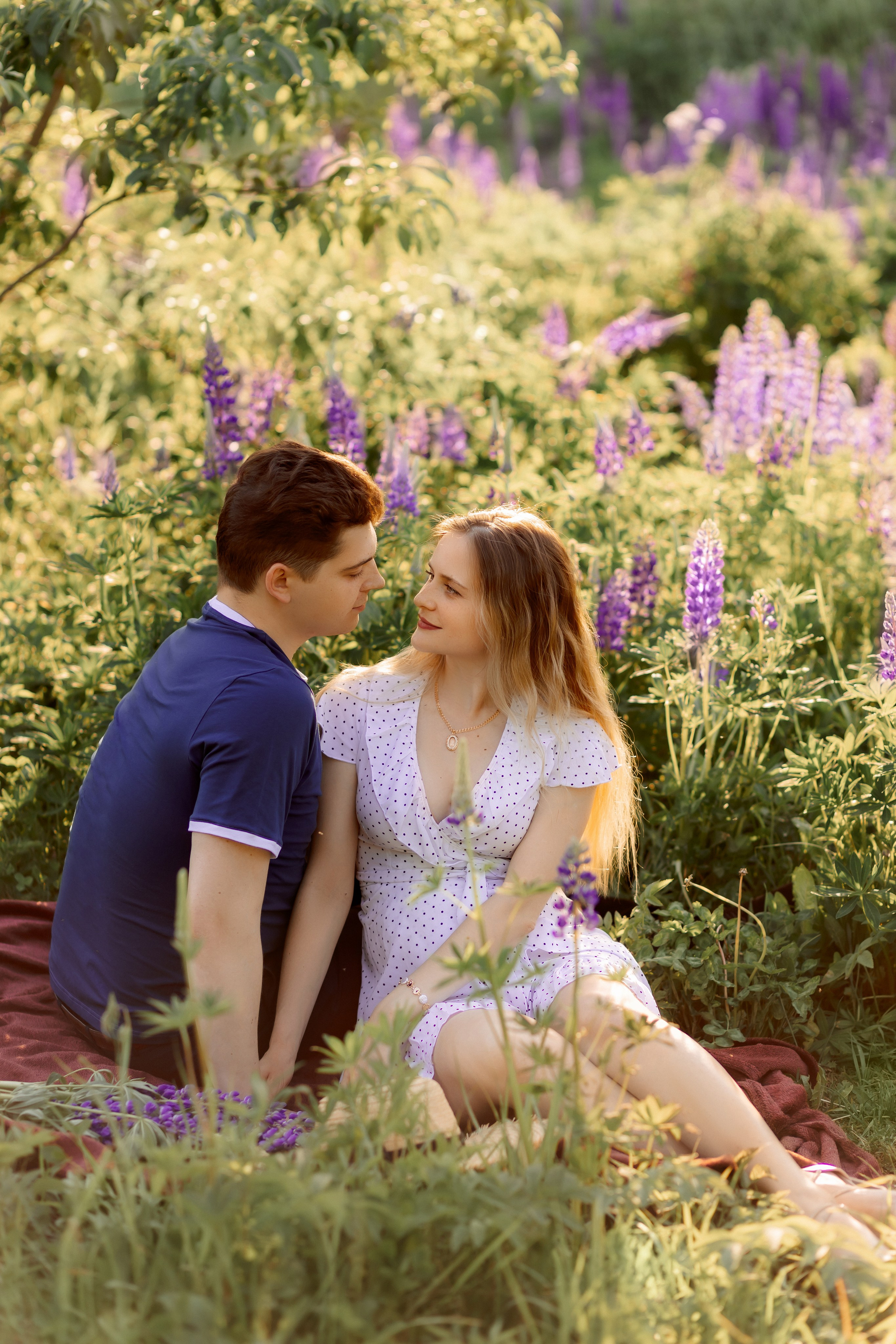 Фотосессия в люпинах. Зотова Алена — семейный и женский фотограф в Зеленограде