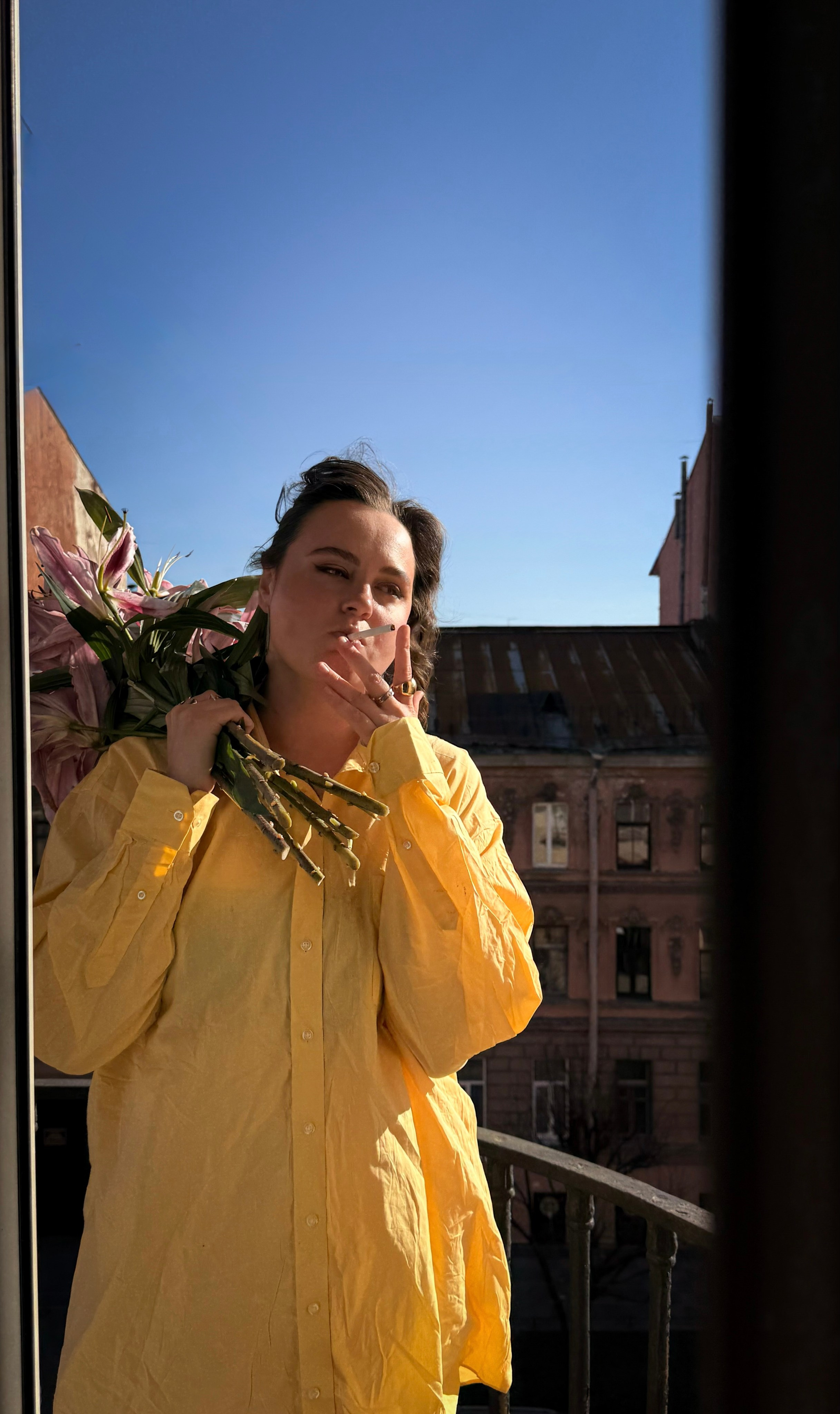 Оля и цветы. Фотограф Санкт-Петербург Лена Бирди