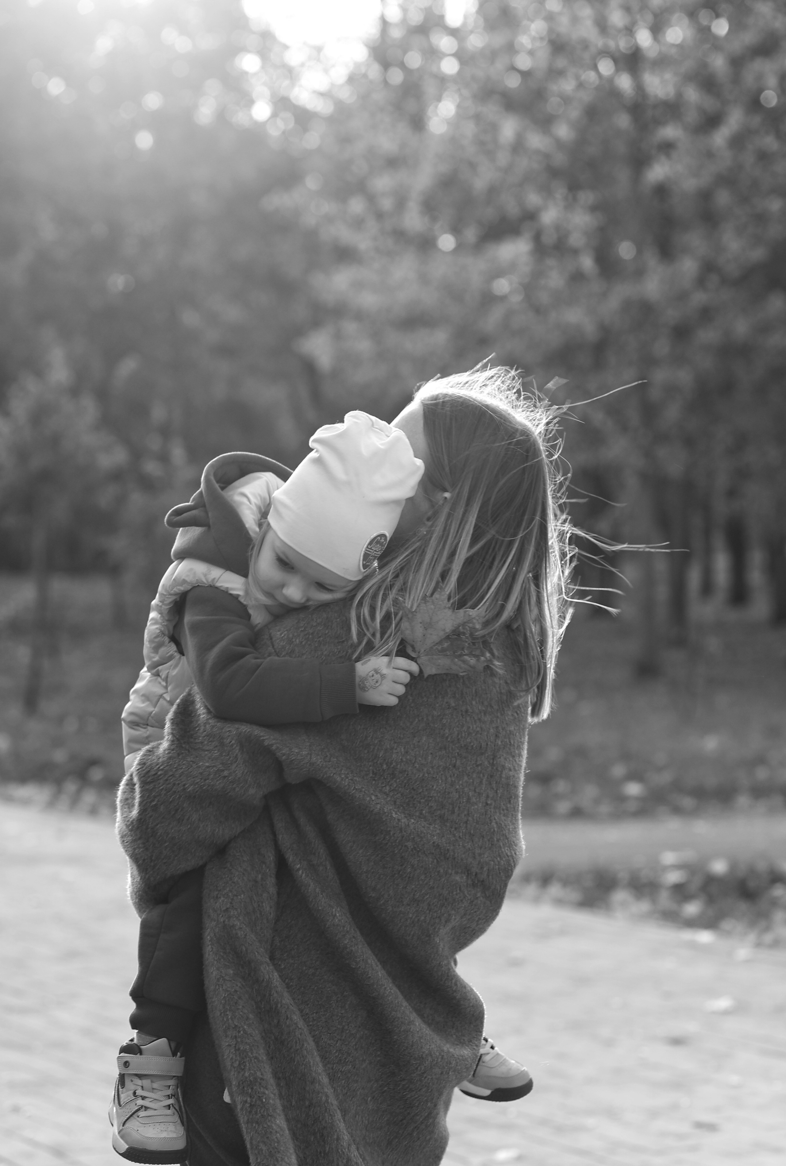 Осенняя фотосессия в парке. Портретный фотограф Москва