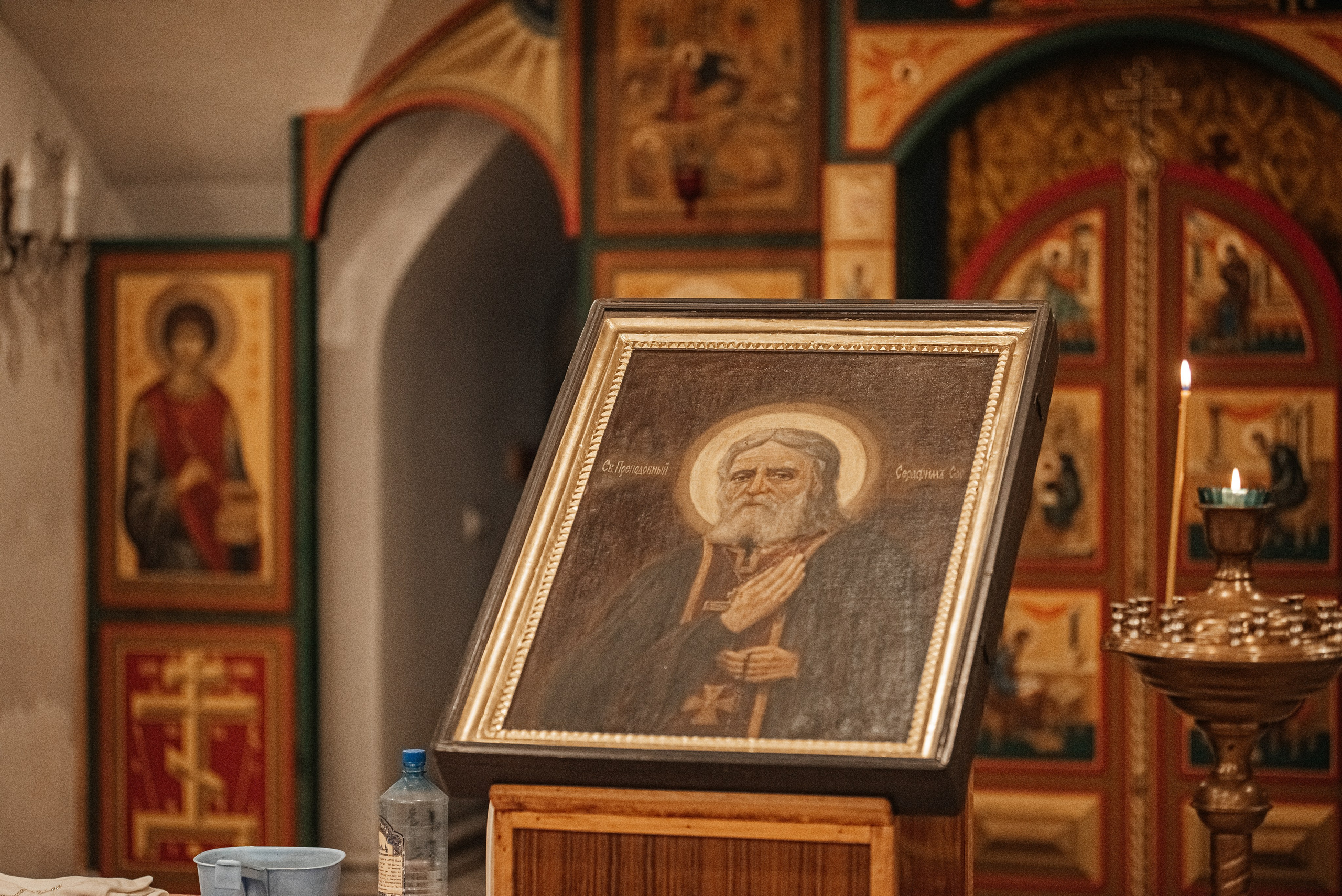 Крещение Михаила //// Храм преподобного Сергия Радонежского. Семейный и детский фотограф в Туле