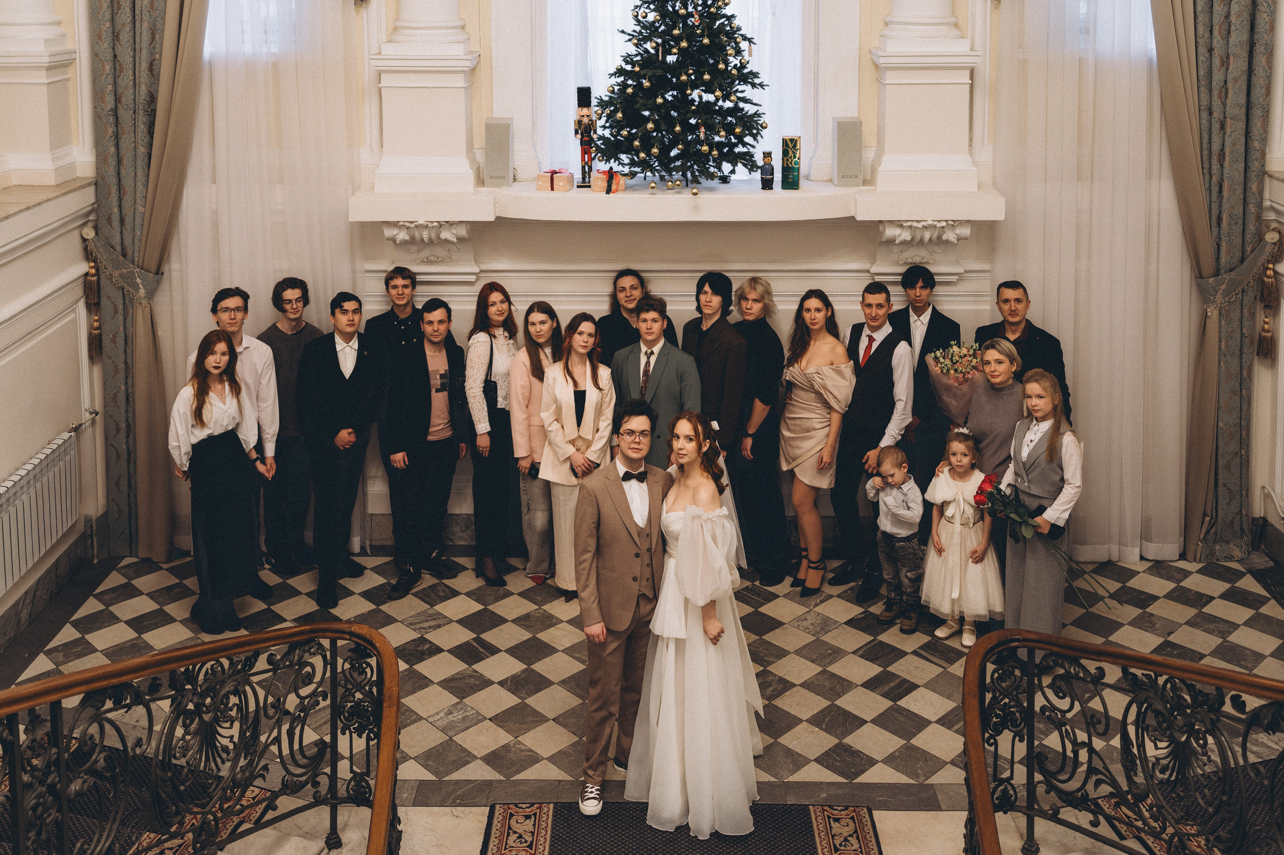 СВАДЕБНАЯ СЬЕМКА ВО ВТОРОМ ДВОРЦЕ С ГОСТЯМИ И ПРОГУЛКА В ТАВРИЧЕСКОМ САДУ. Профессиональный фотограф, Санкт-Петербург — Виктория Богомолова