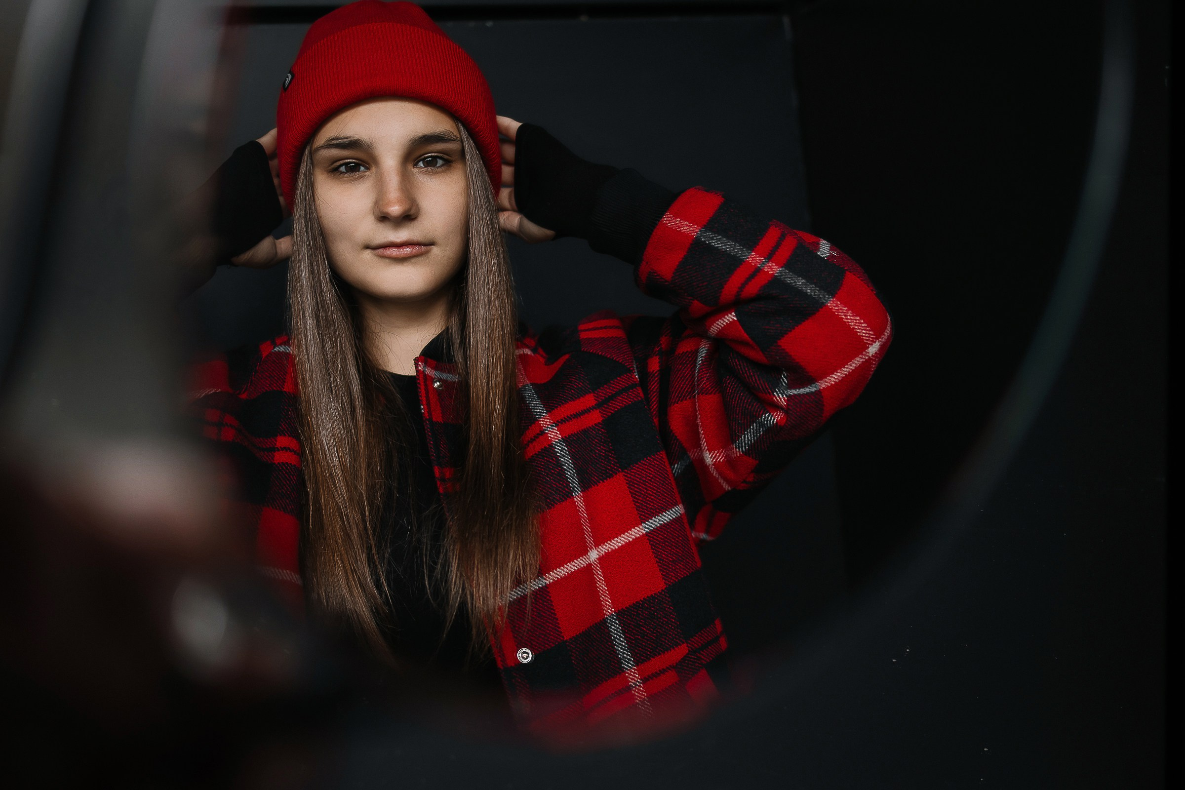 Катя в красном. Семейный, женский и детский фотограф Татьяна Колобаева