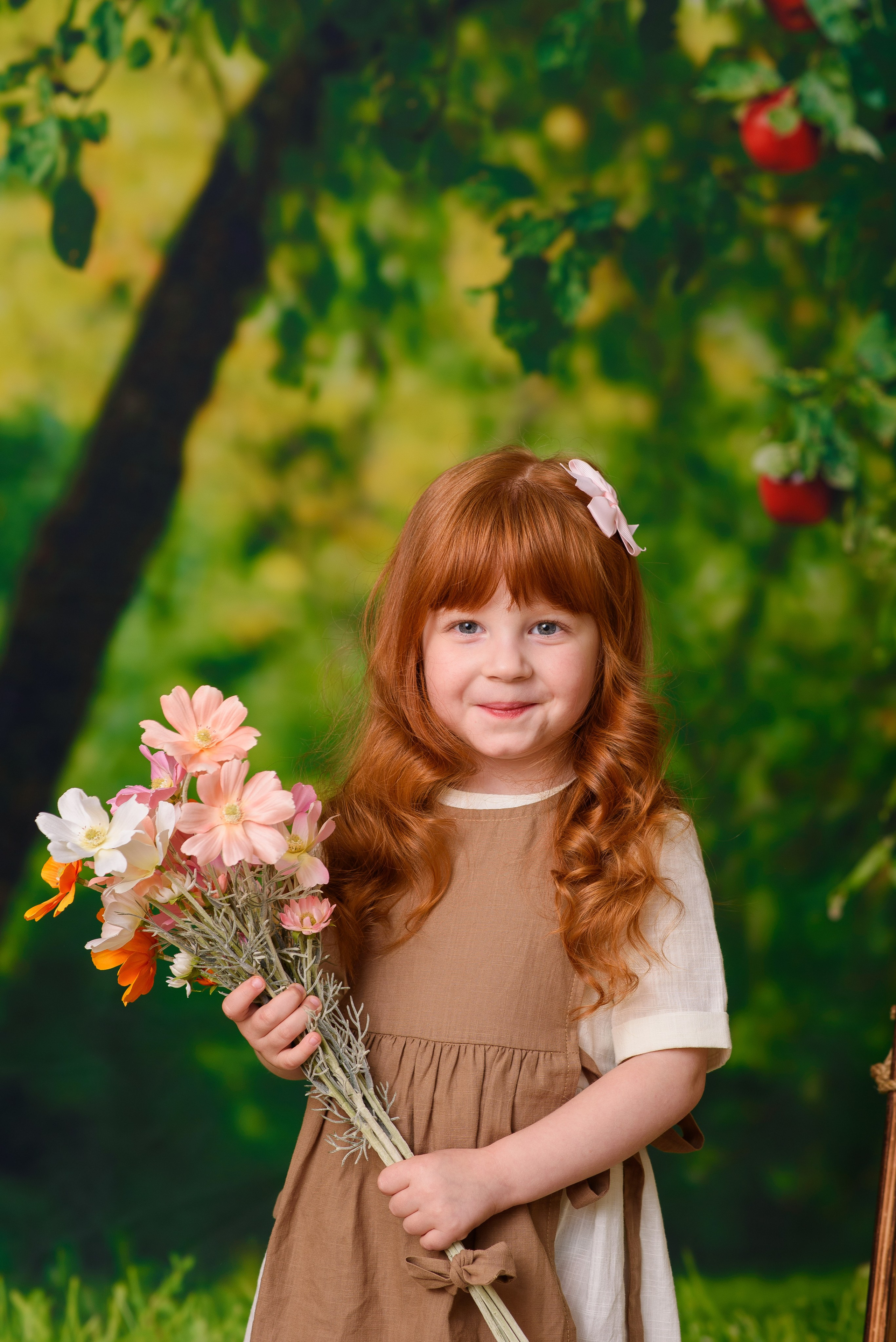 Яблочный сад. Детская фотостудия Москва