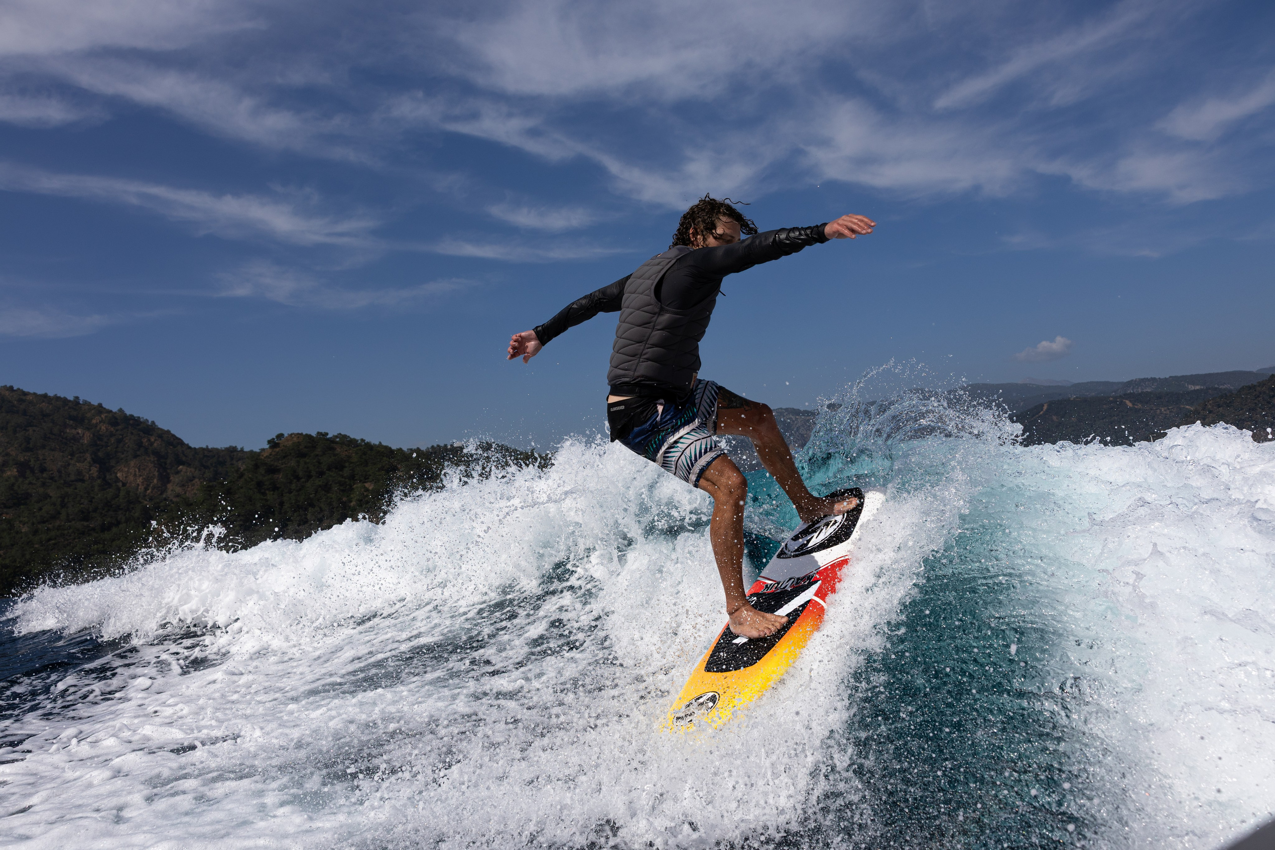 Wake Surfing. Лайфстайл Фотограф и Профессиональный Водный Фотограф в Москве