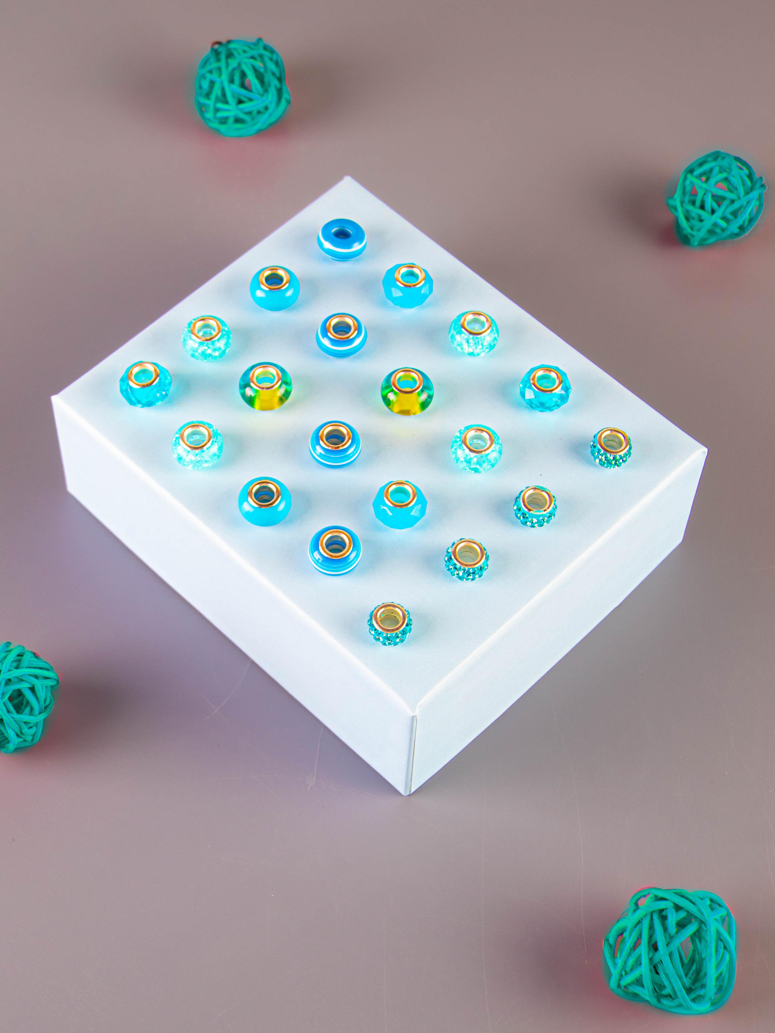 Набор по созданию браслетов (голубой). «Матрица»