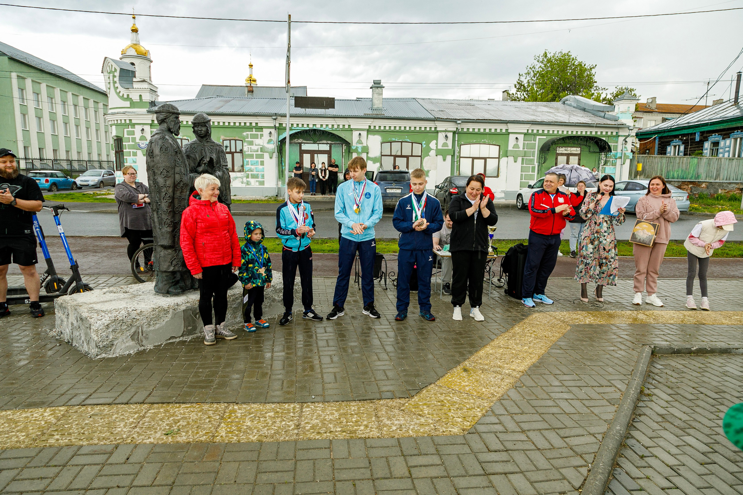 «СпортЛето» и «Зарядка с чемпионом» — семья Сармачевых 😋. Фотограф Андрей Гузеев