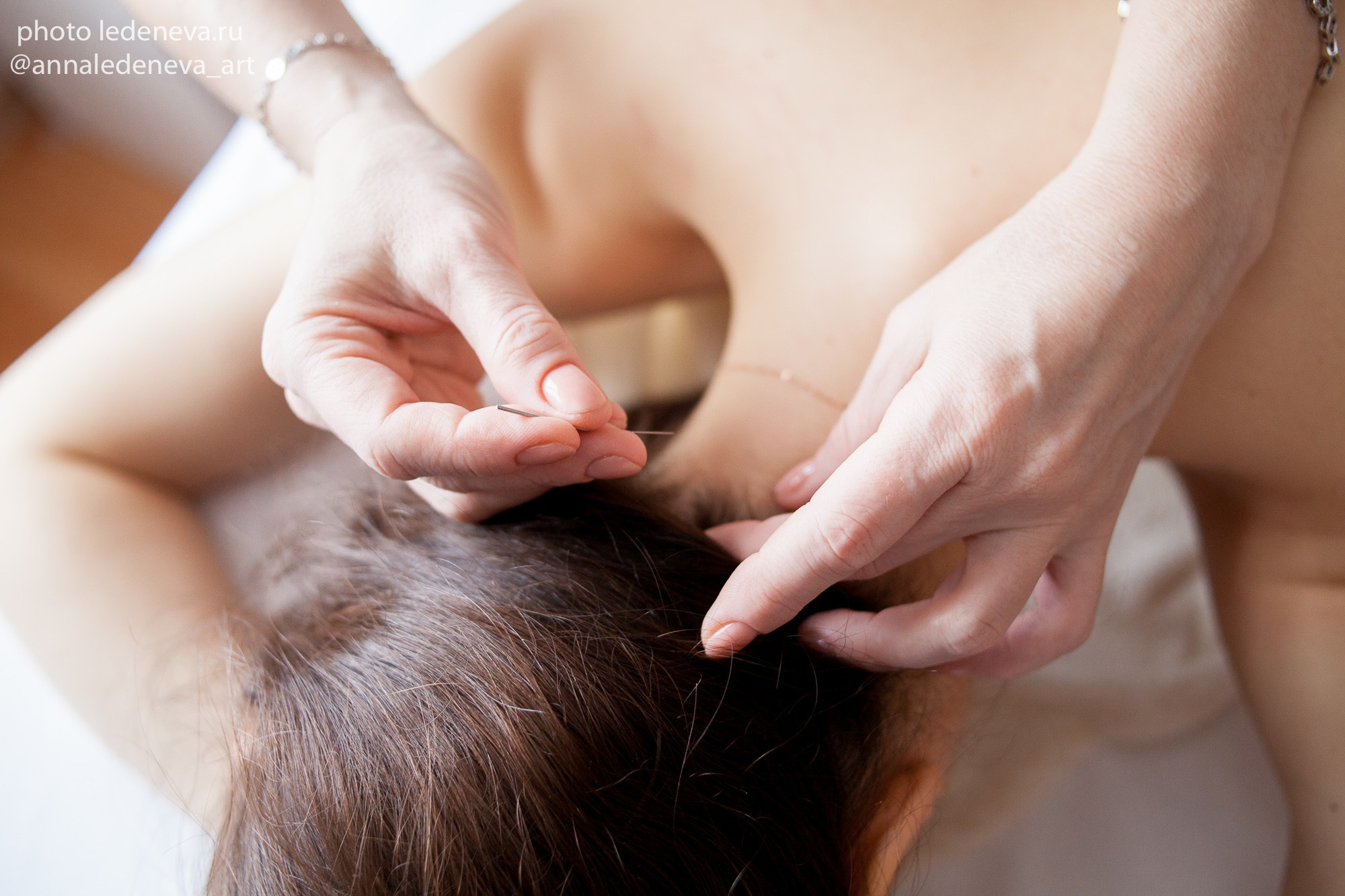 Контент съемка Массаж. Анна Леденева Фотограф