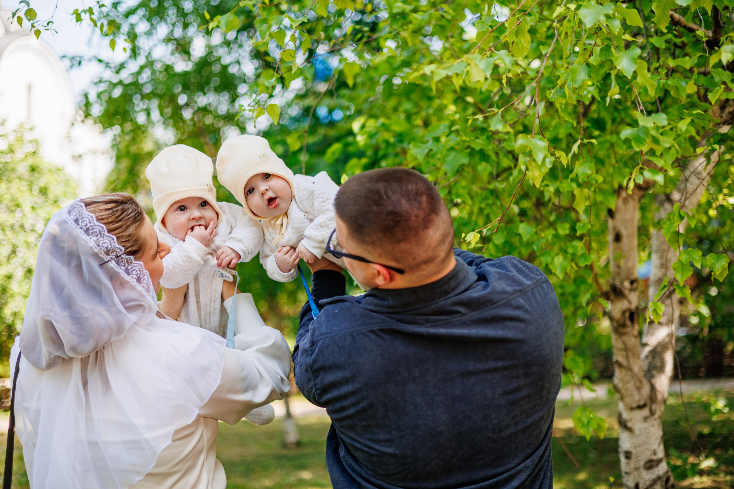Крещение близняшек. Свадебный и семейный фотограф в Армавире
