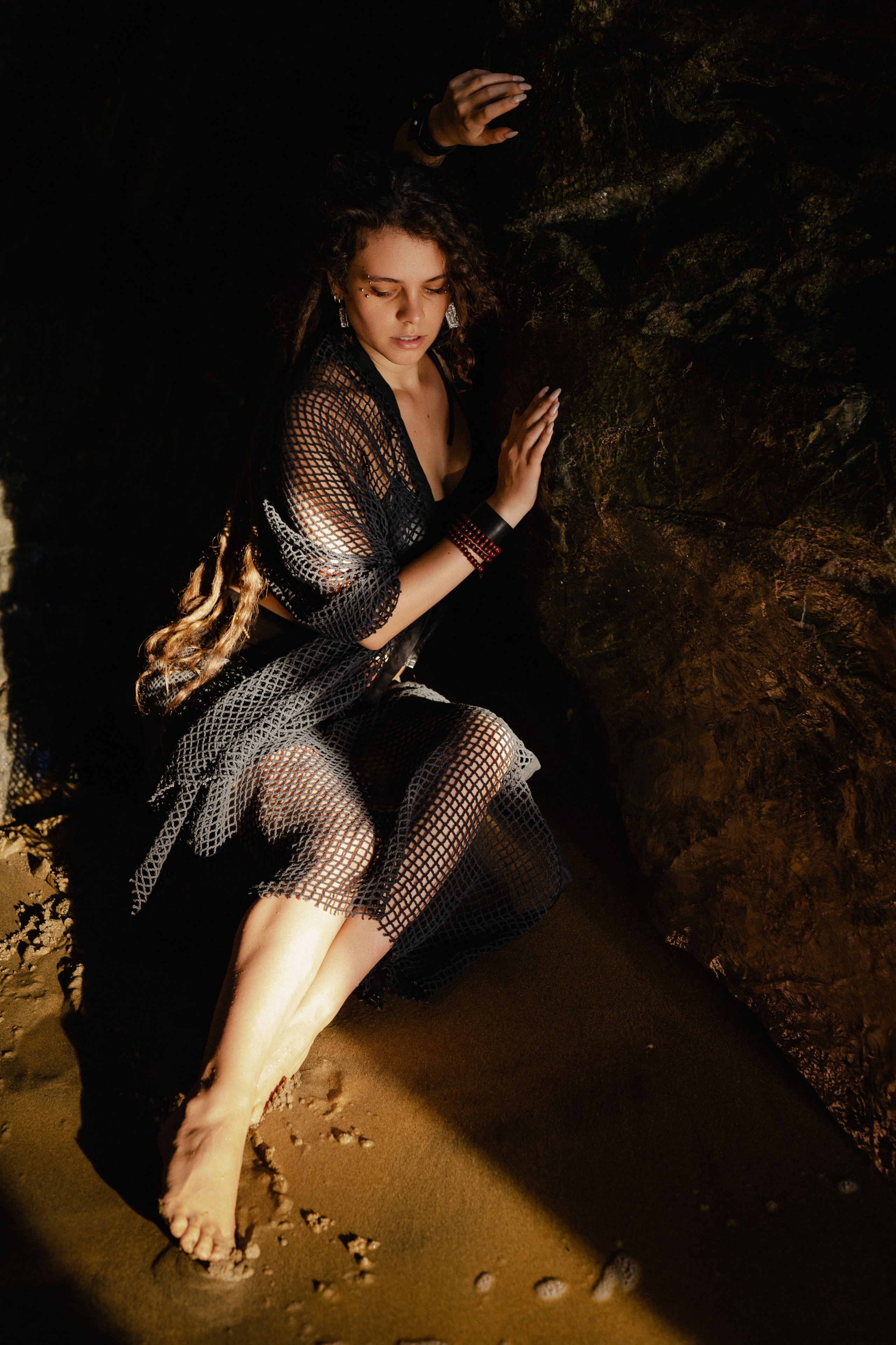 Ксения и море. Фотограф Аля Овчарова