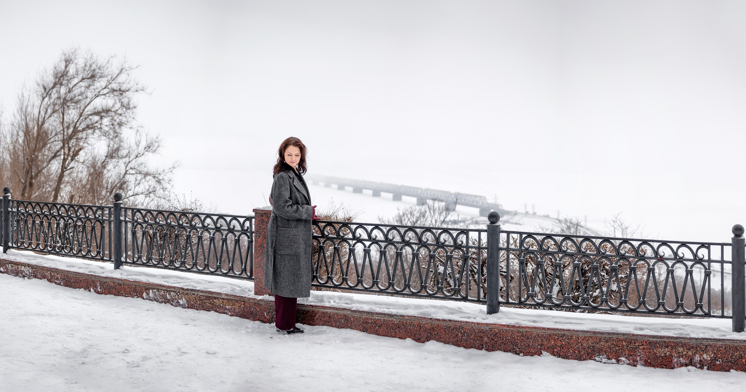 Вид на императорский мост в городе Ульяновск - фотограф Янкаускене Наталья