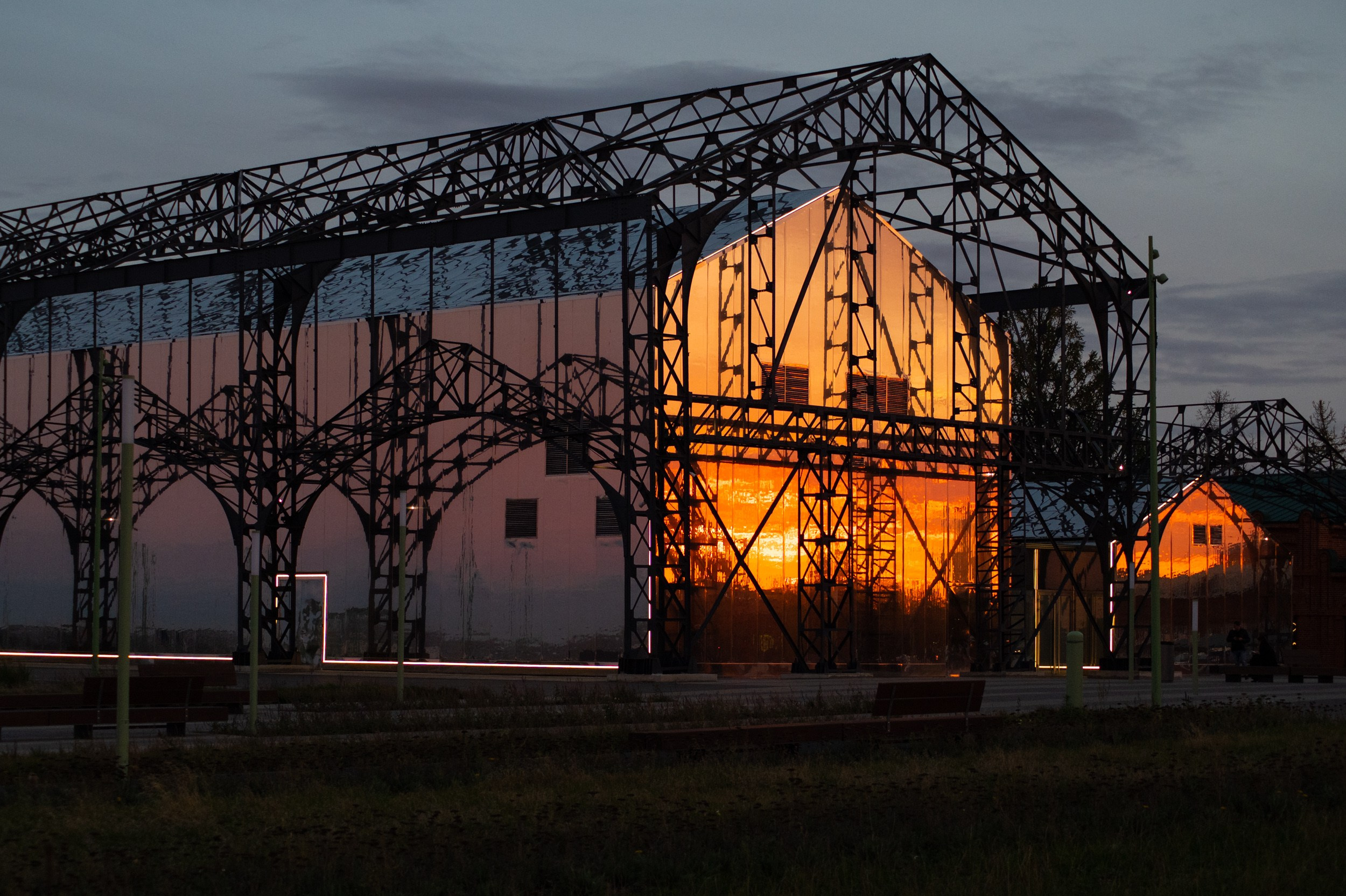 Пакгаузы на стрелке в Нижнем Новгороде