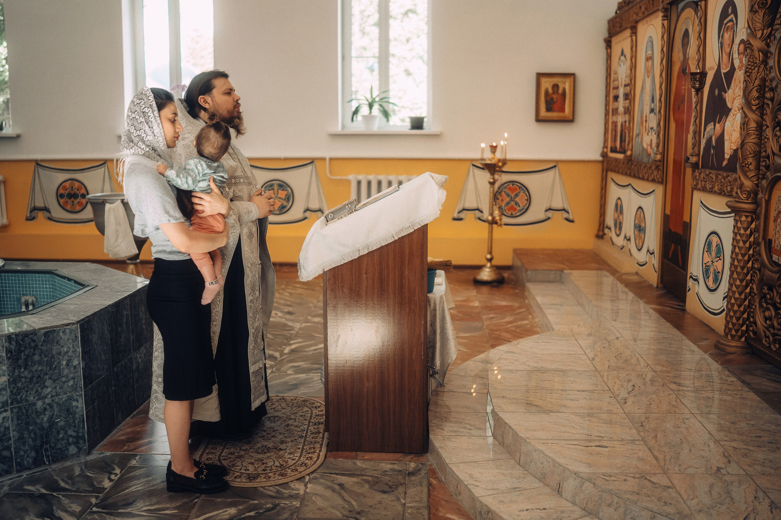 Таинство крещения в Воронеже. Свадебный и репортажный фотограф в Воронеже Роман Янко