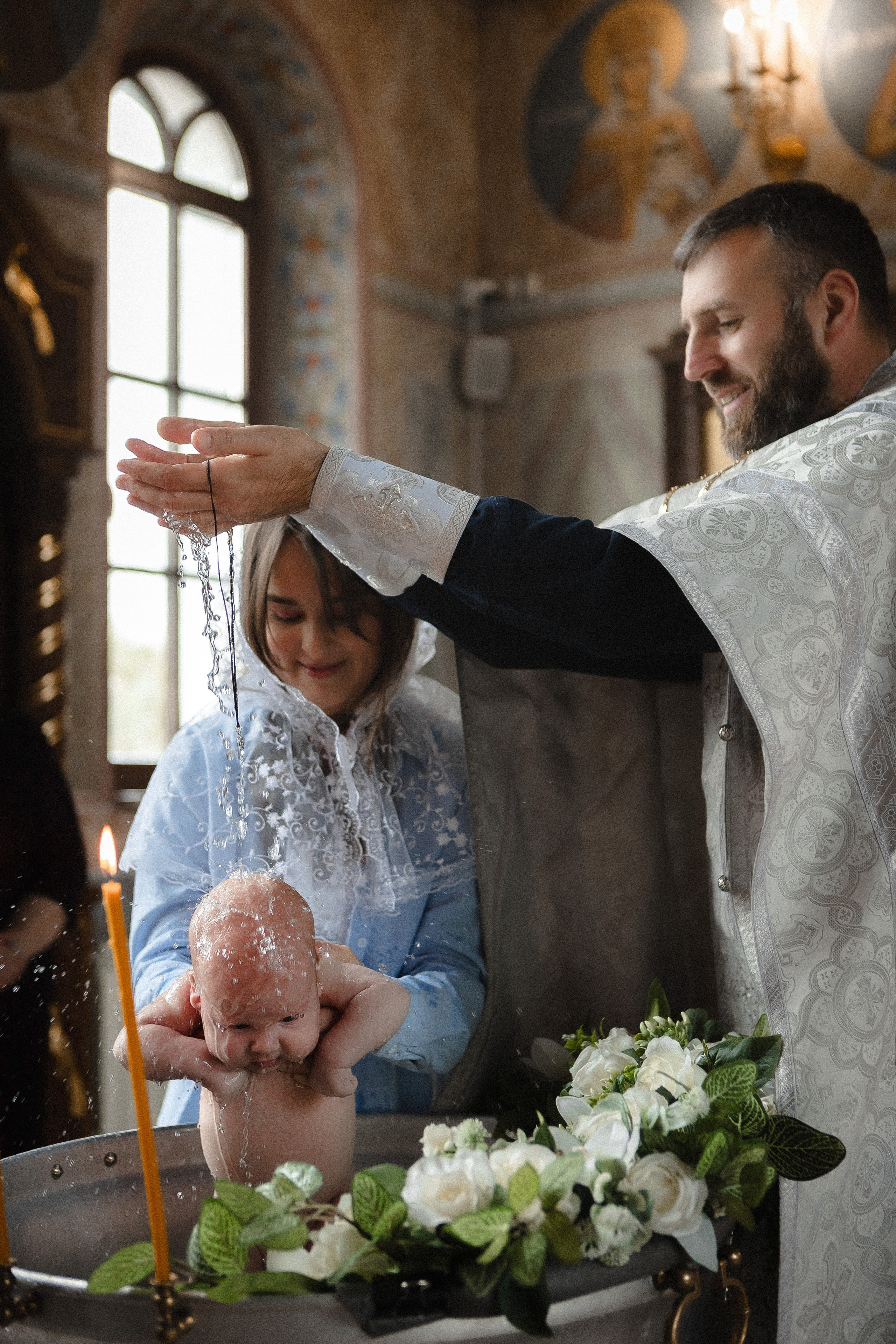 Таинство крещения Матфея. Семейный фотограф в Нижнем Новгороде Доронина Юлия