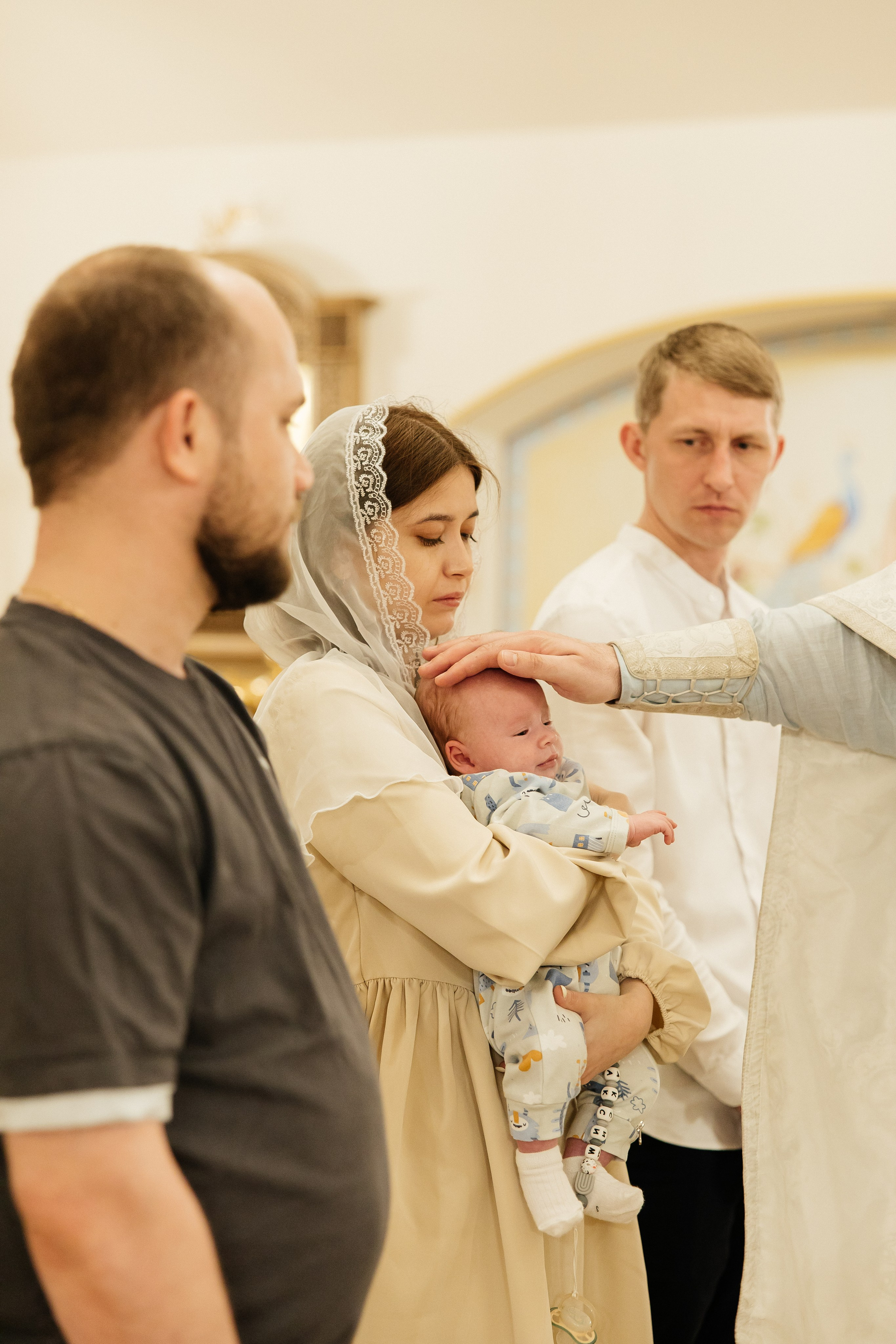 Таинство Крещения Максима и Александра. Храм Покрова Пресвятой Богородицы