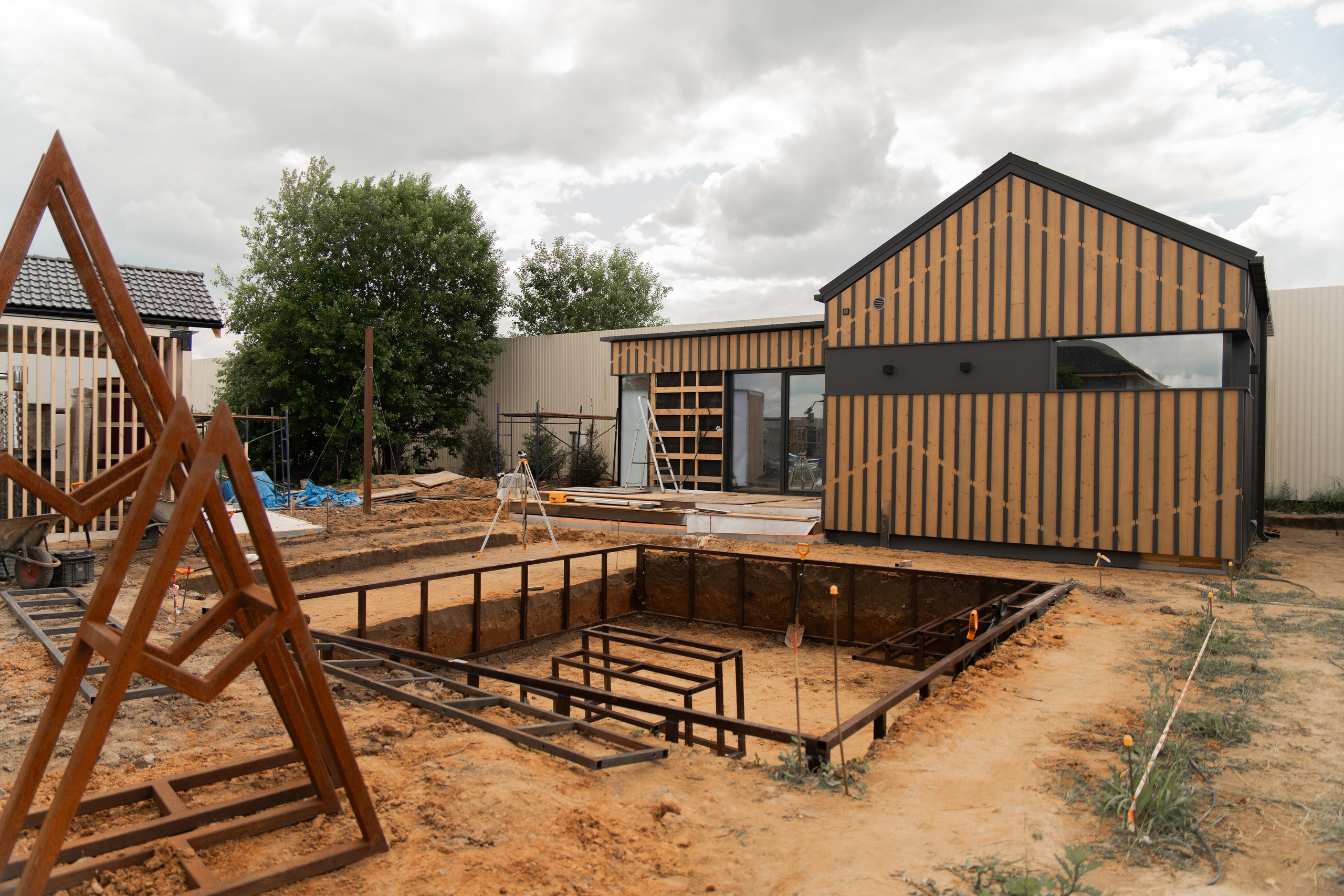 Этап ландшафтных работ. Автомобильный фотограф Светлана Усова