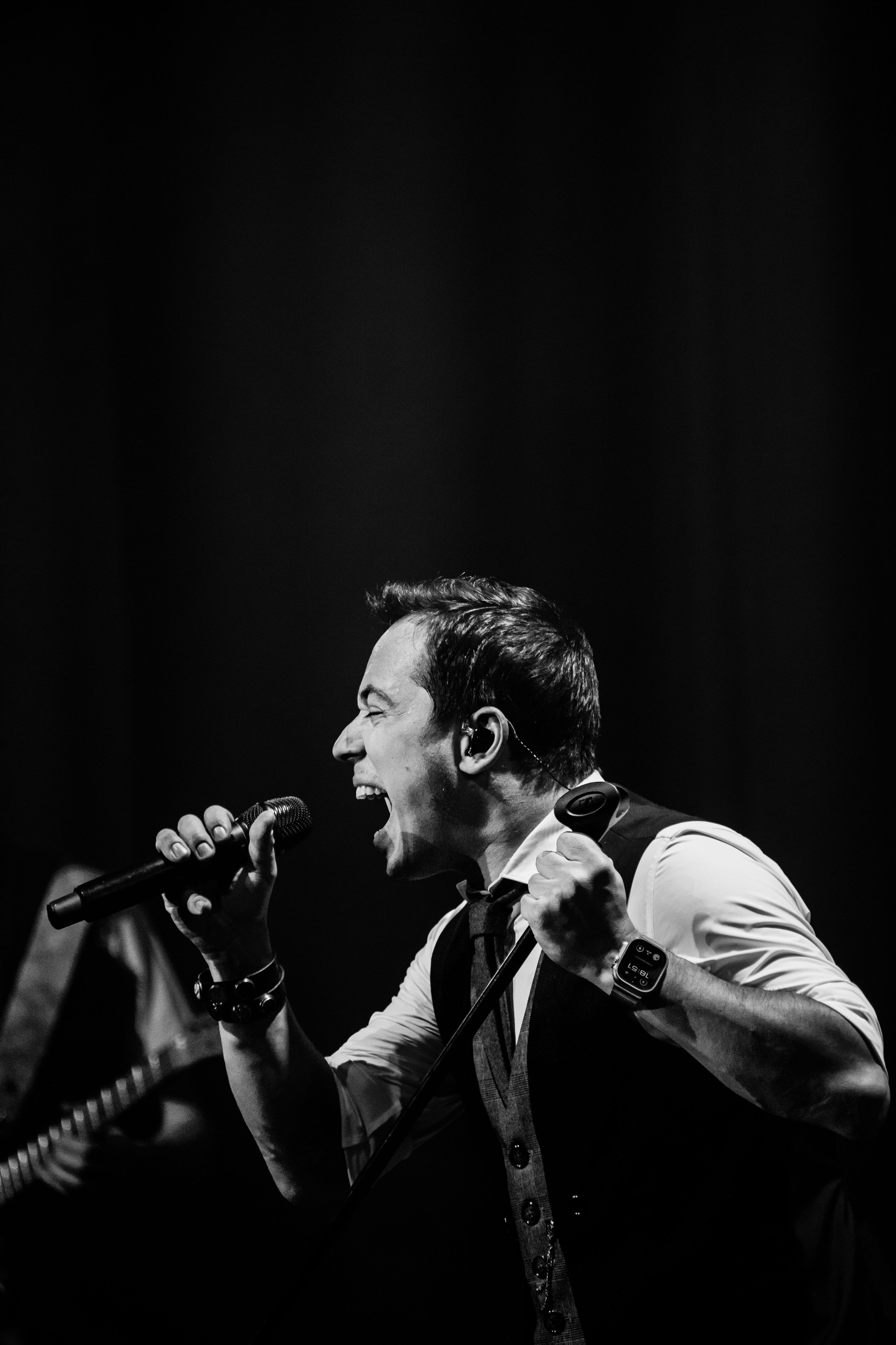 Концертное. ЧБ Фотограф Ольга Лесли