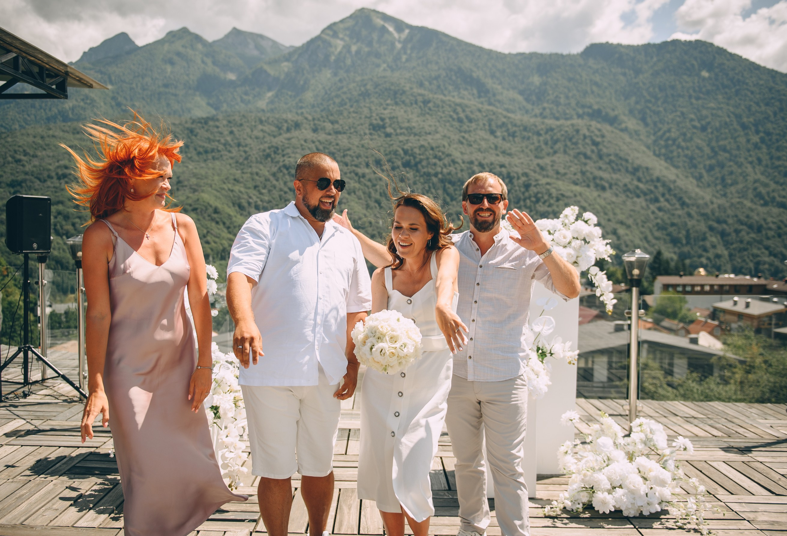 Красная Поляна, свадьба в горах. Свадебный и семейный фотограф София Невская