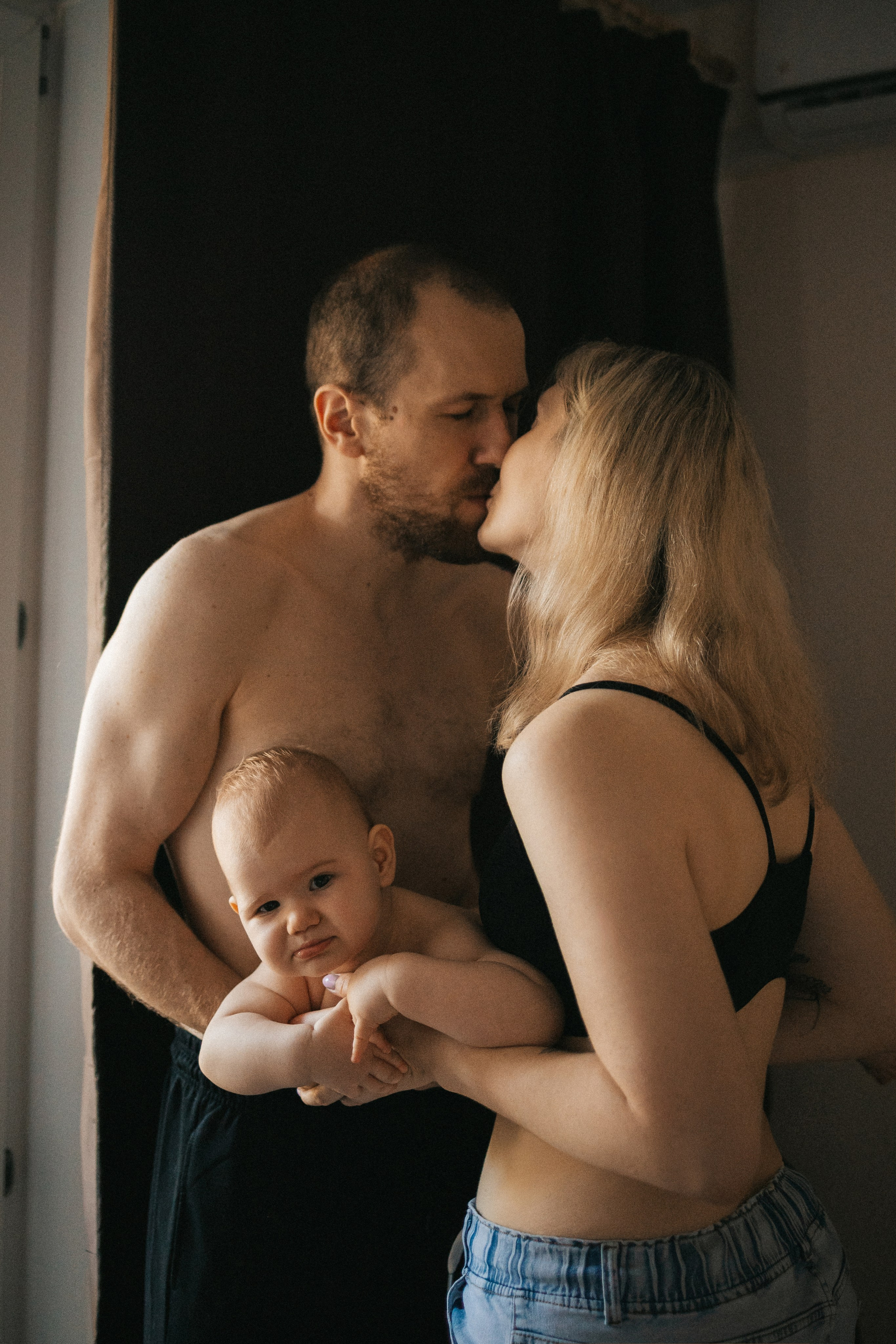 Маша с Лёшей и дочка Саша. Фотограф Нижний Новгород