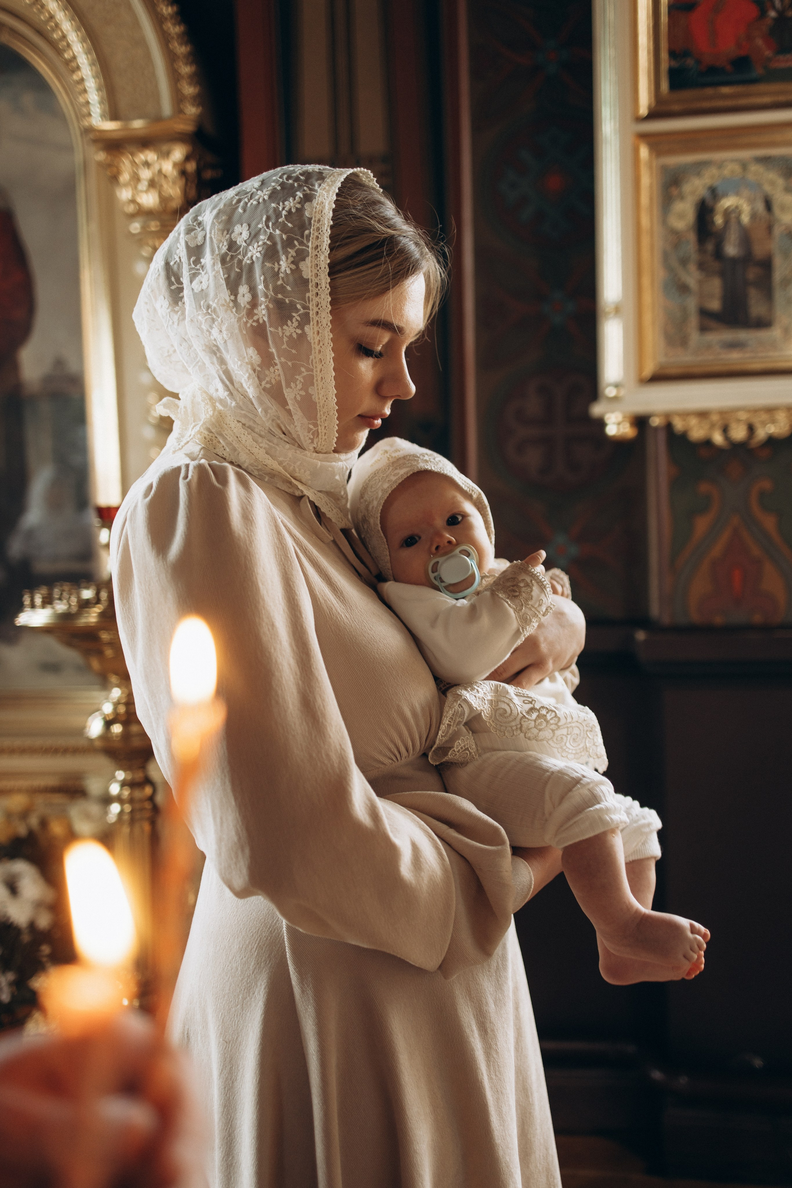 Крещение Аврелии. Самый теплый фотограф в Краснодаре Рябоконь Ксения