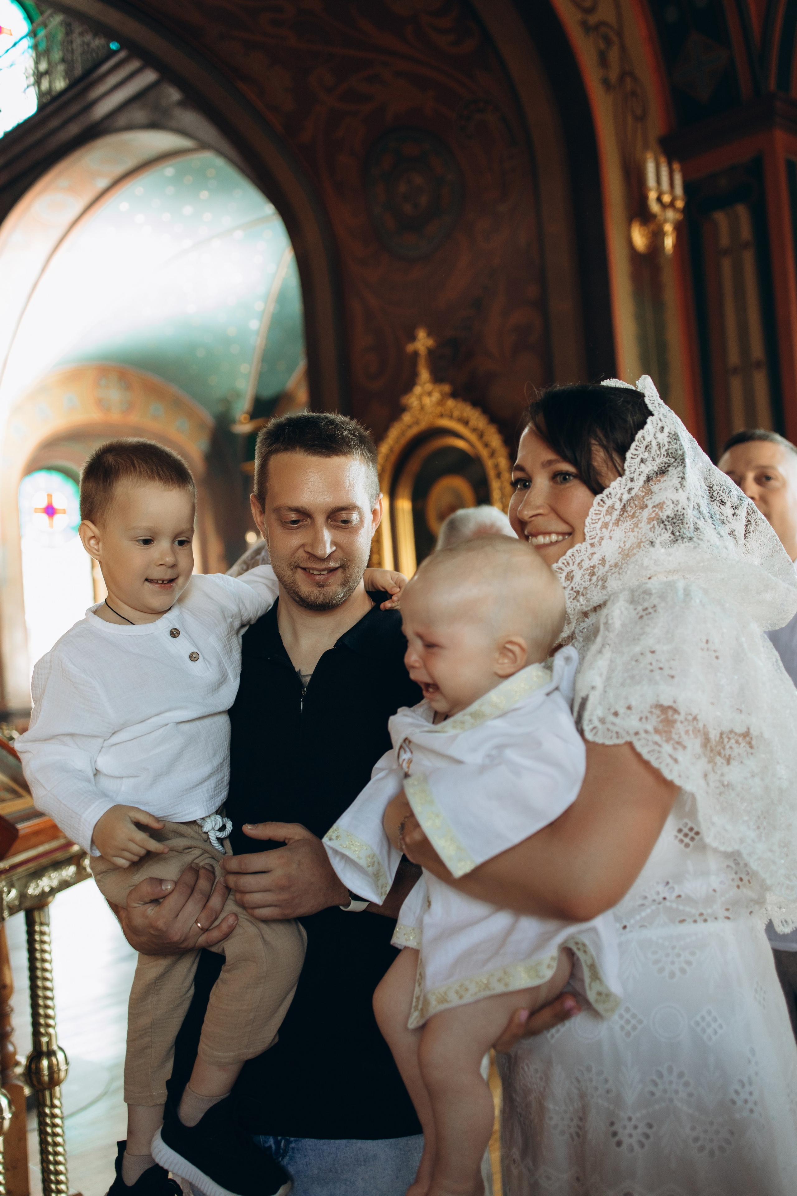 Двойное крещение Анны и Саши. Самый теплый фотограф в Краснодаре Рябоконь Ксения