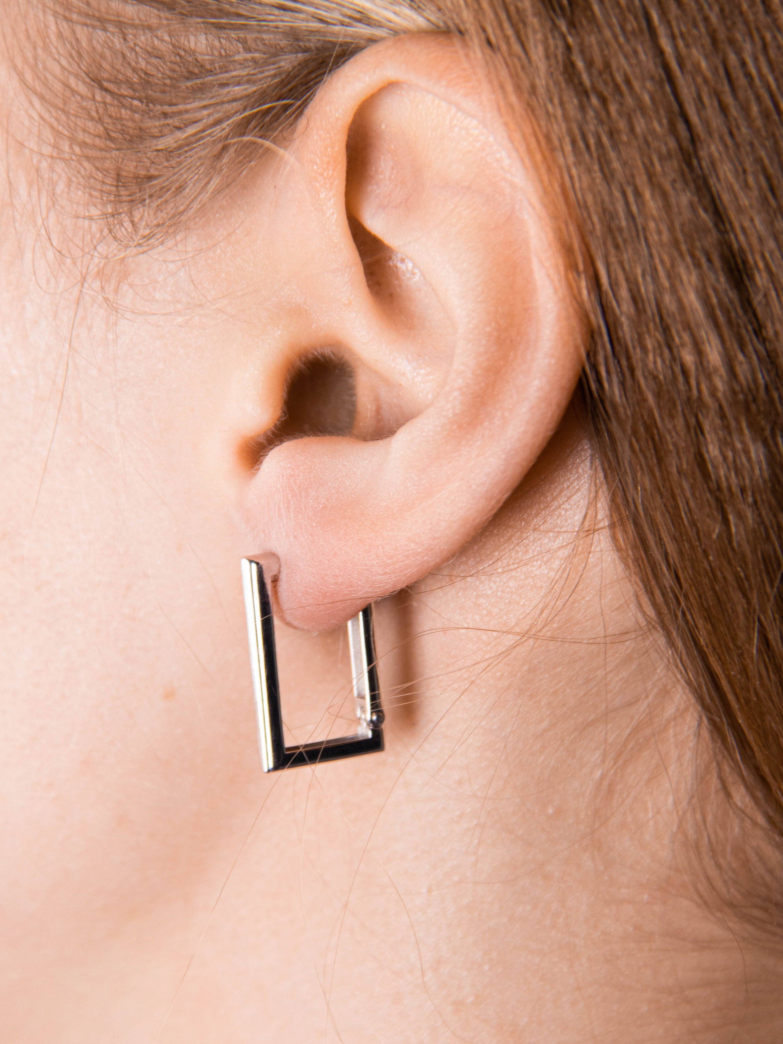 Серьги серебро. «Матрица»