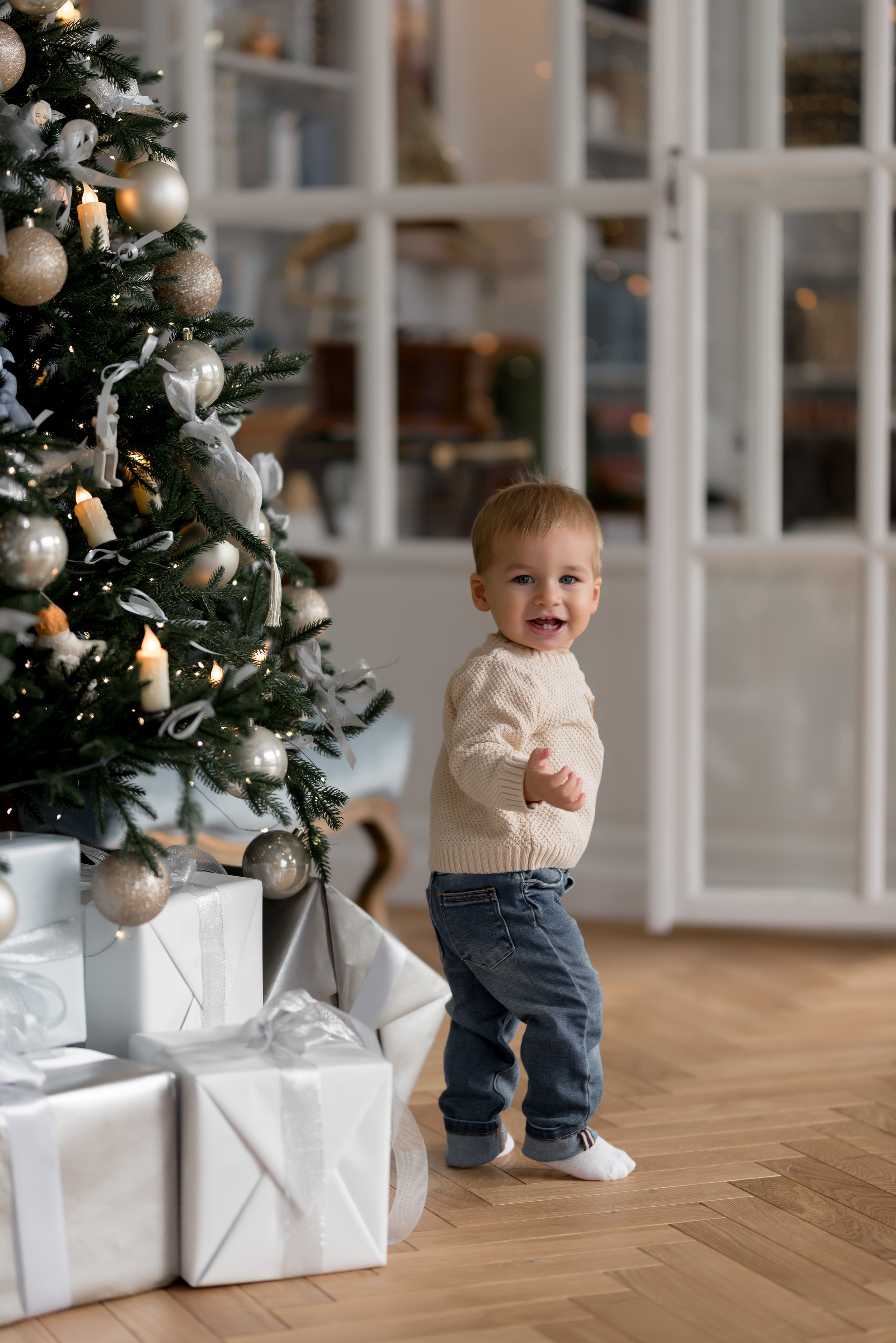 Новогодняя фотосессия Юлия и Саша. Портретный фотограф в г. Москва Солнцево Яковлева Анастасия