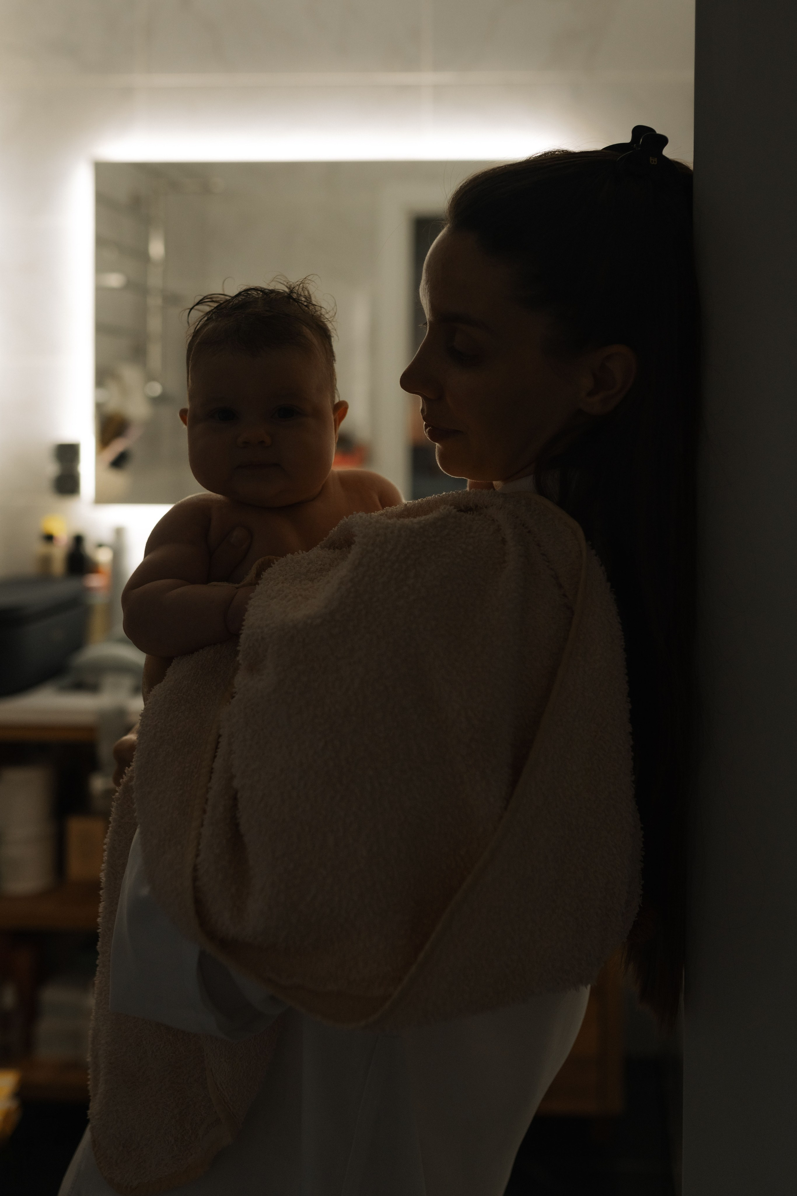 Утренние процедуры. Семейный фотограф в Москве Анастасия Скоголева