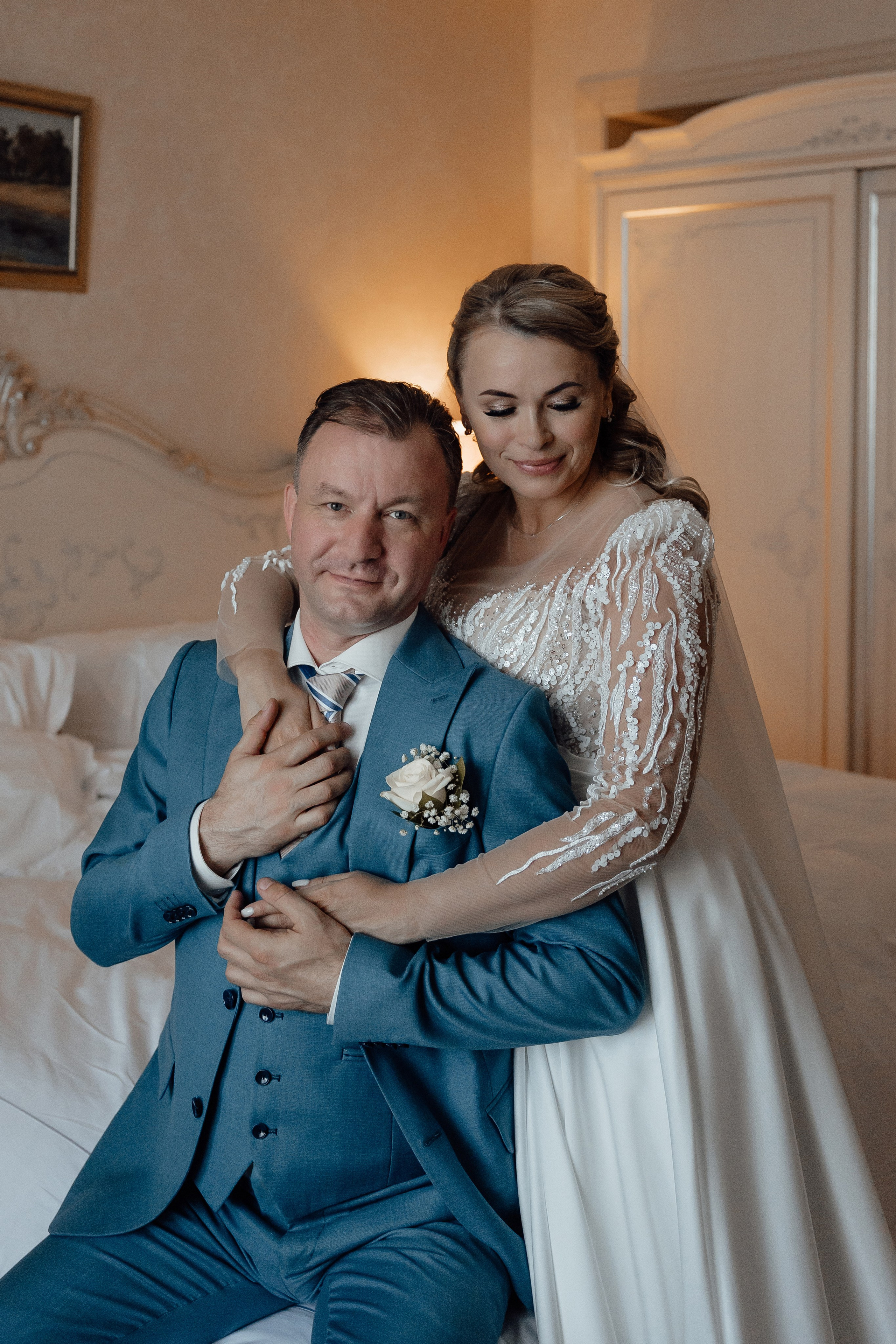 Свадебная фотосессия в Radisson Collection Hotel Moscow. Свадебный фотограф в Москве Дарья Олендарёва