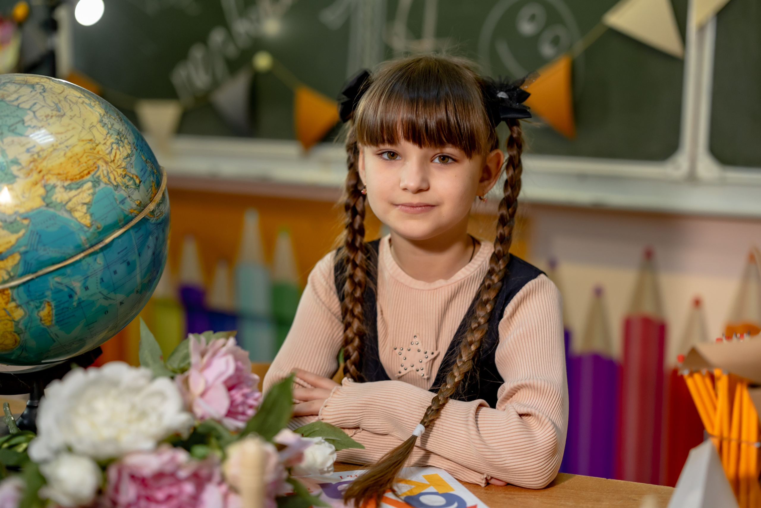 Съемка в классе с мини-фотозоной. Фотограф со студией в Долгопрудном — Ольга Рагулина