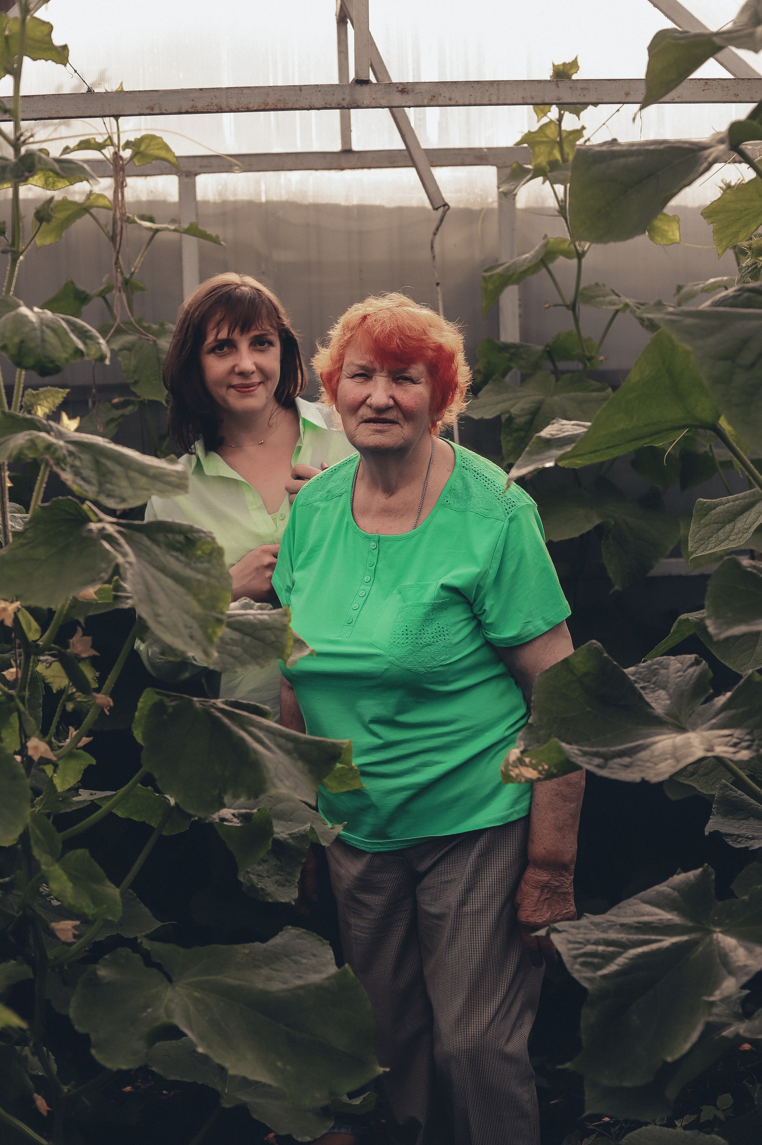 Семейная фотосессия - Алена и ее бабушка. Семейный и женский фотограф Кемерово Мария Степ