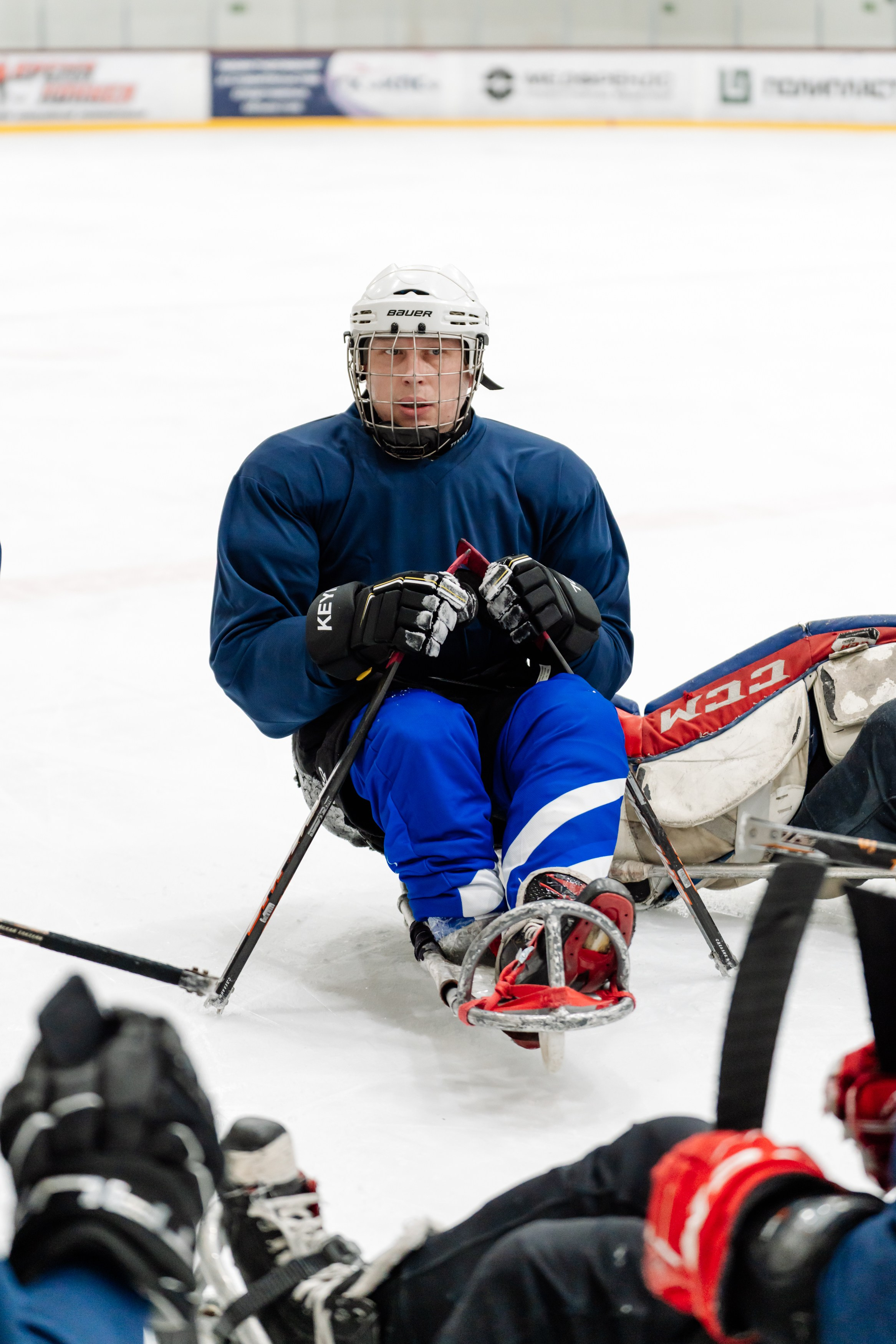 Игра в следж хоккей приуроченная 23.02.26 в арене Сталкер