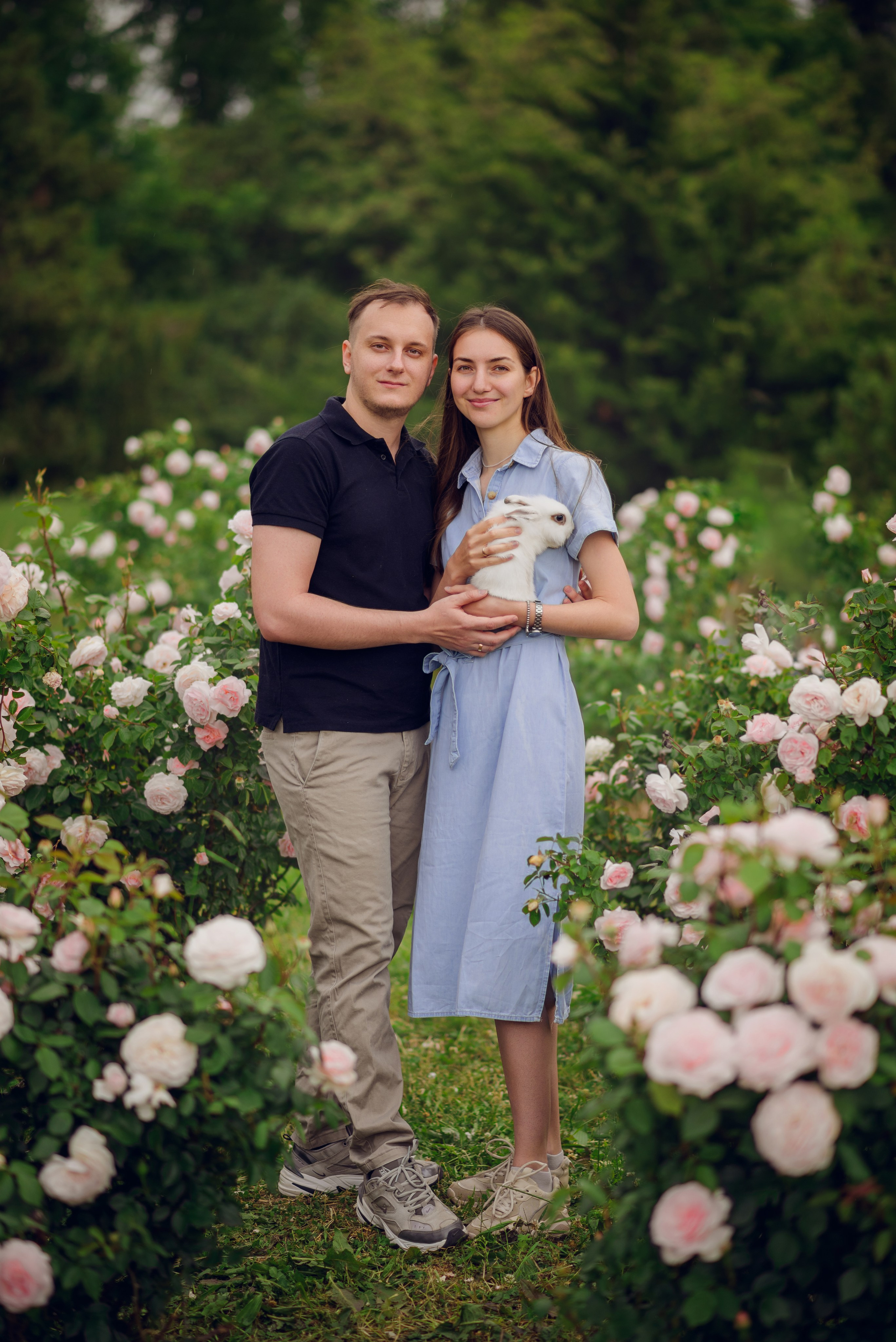 В розах. Семейный фотограф в Краснодаре