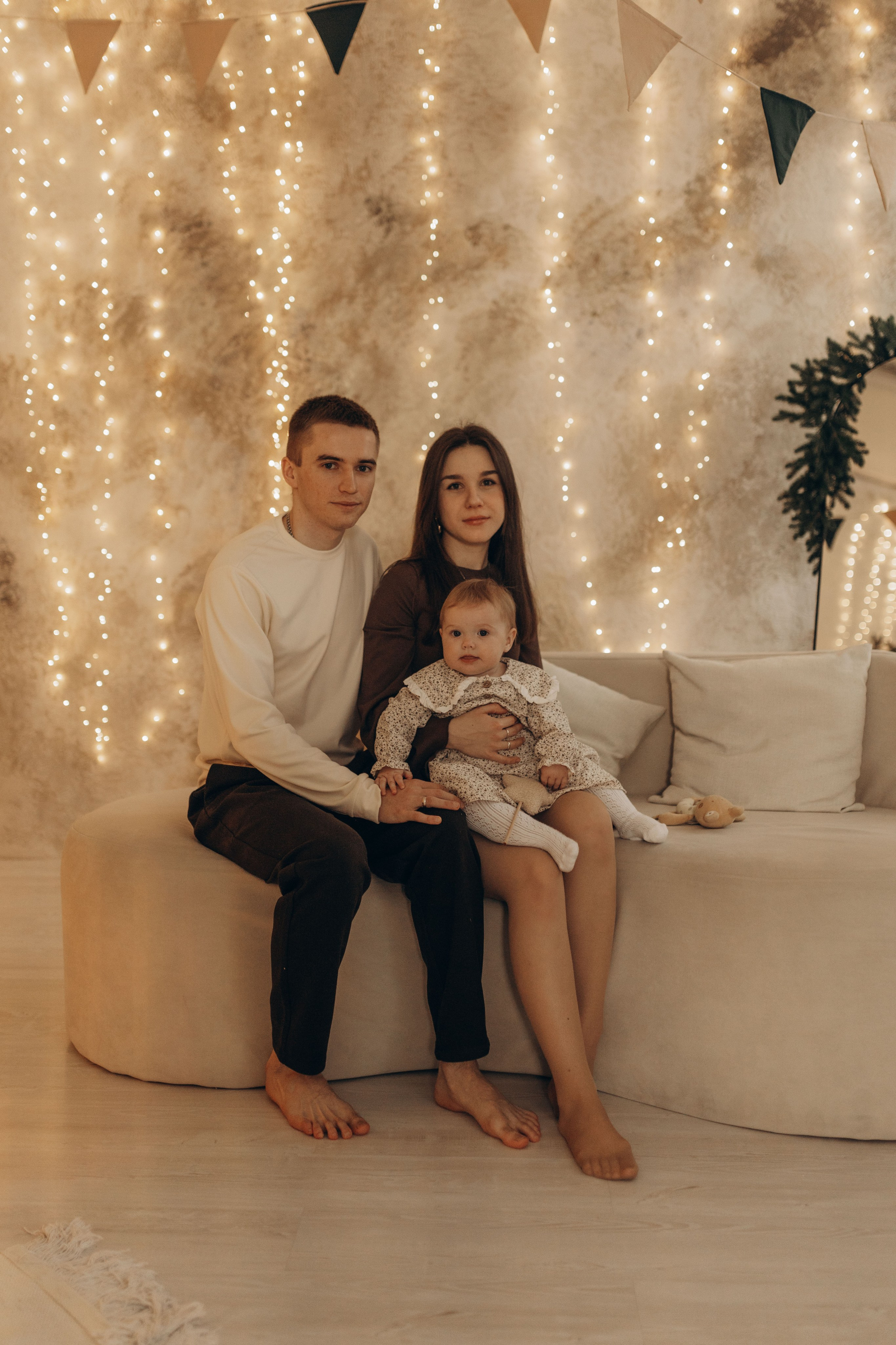 Новогодняя история Дмитрия, Полины и Анюты. Фотограф в Ставрополе Svetlana Matveeva